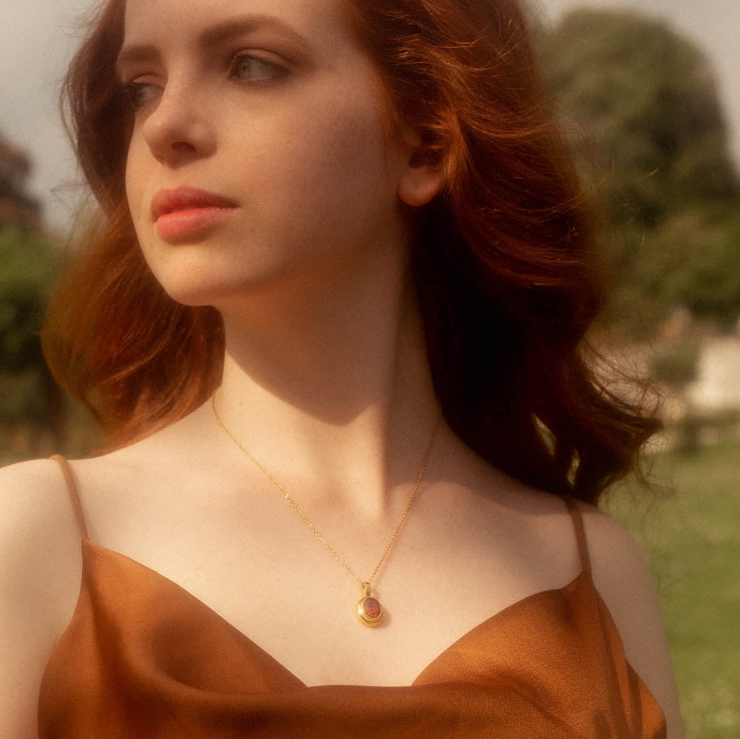 ruby pendant necklace