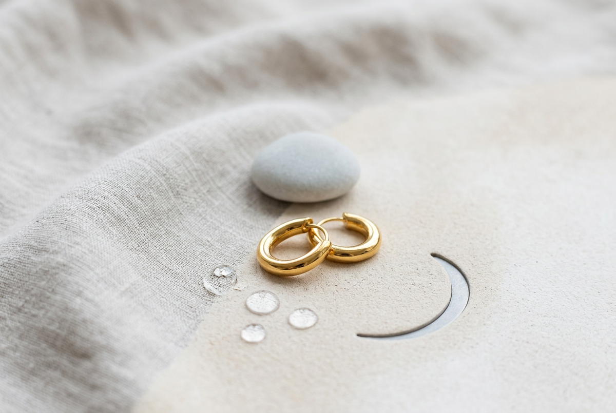 Gold Chunky Earrings — Collection