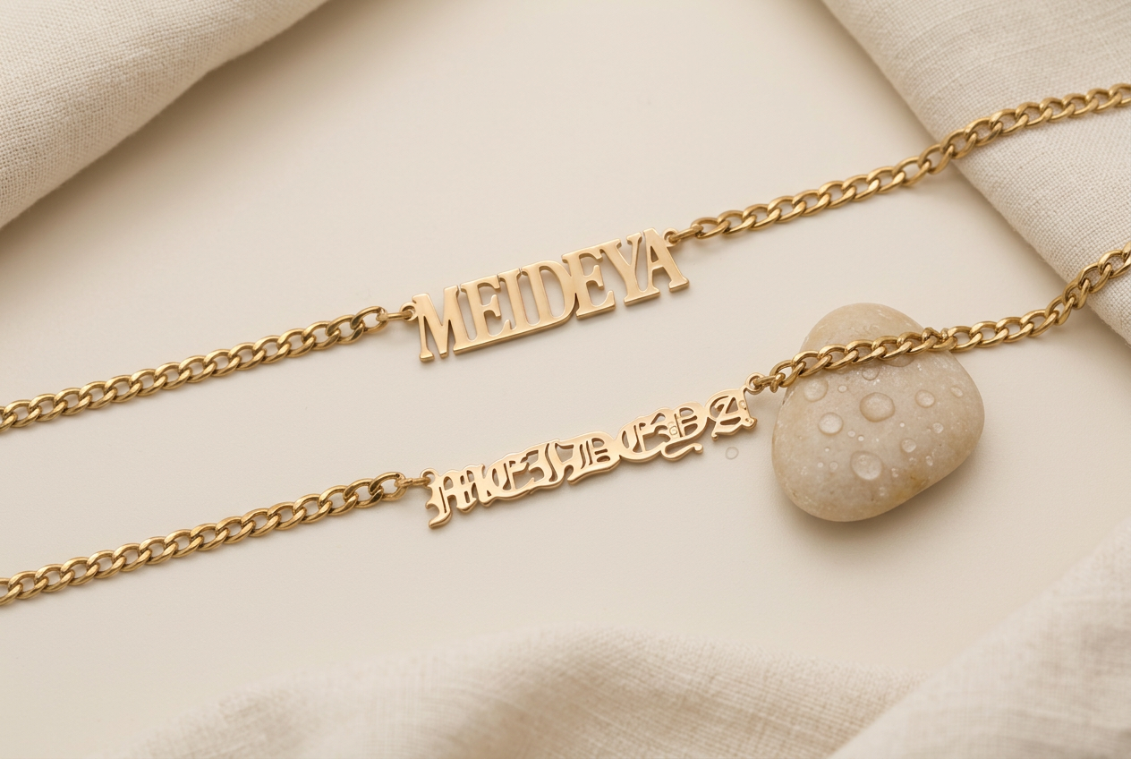 Custom & Personalized Initial Necklaces
