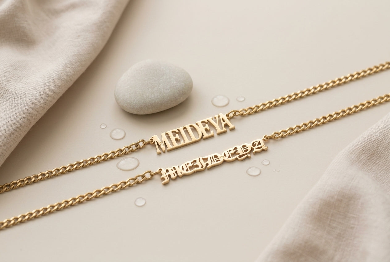 Initial Charm Necklaces