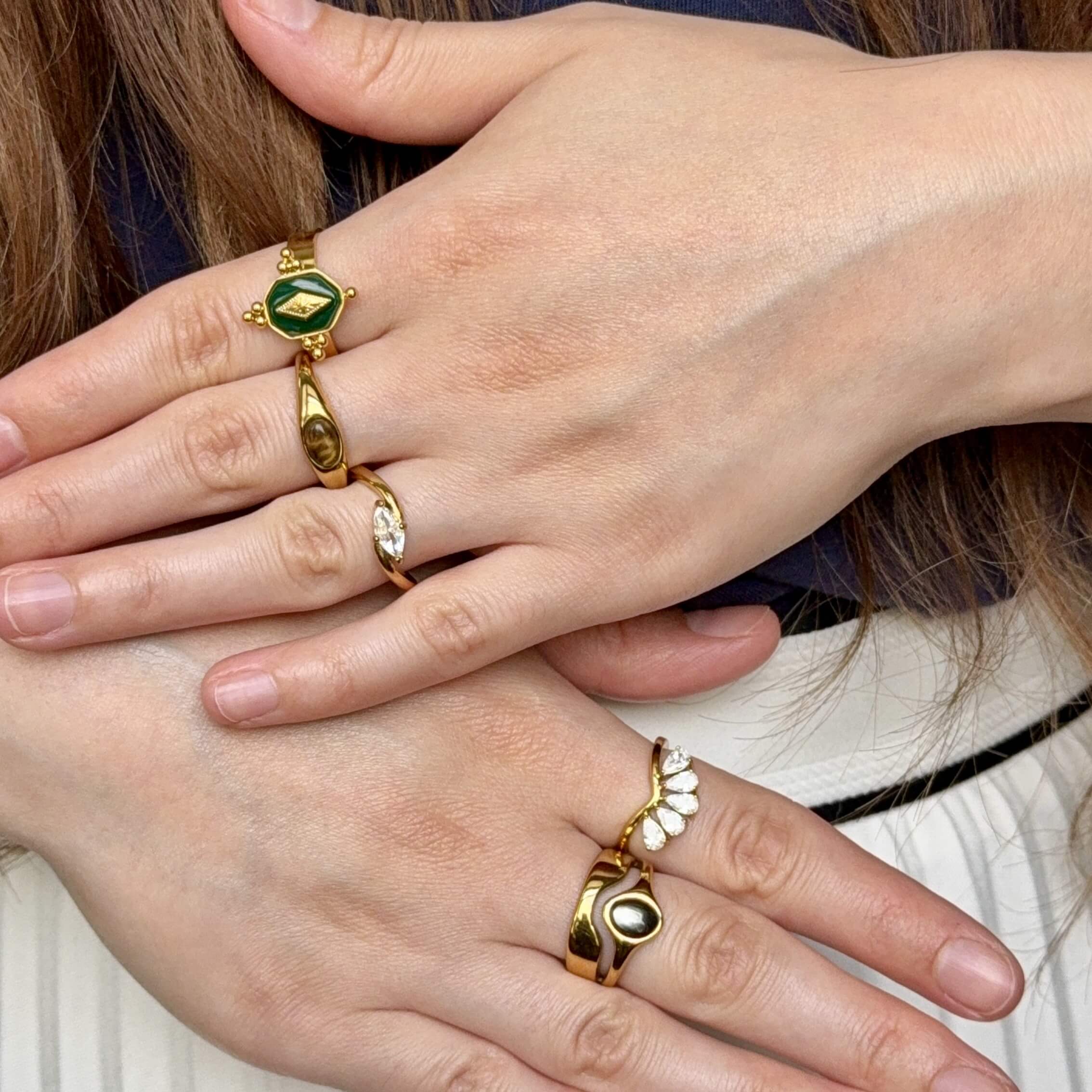 Cluster Sparkling Ring