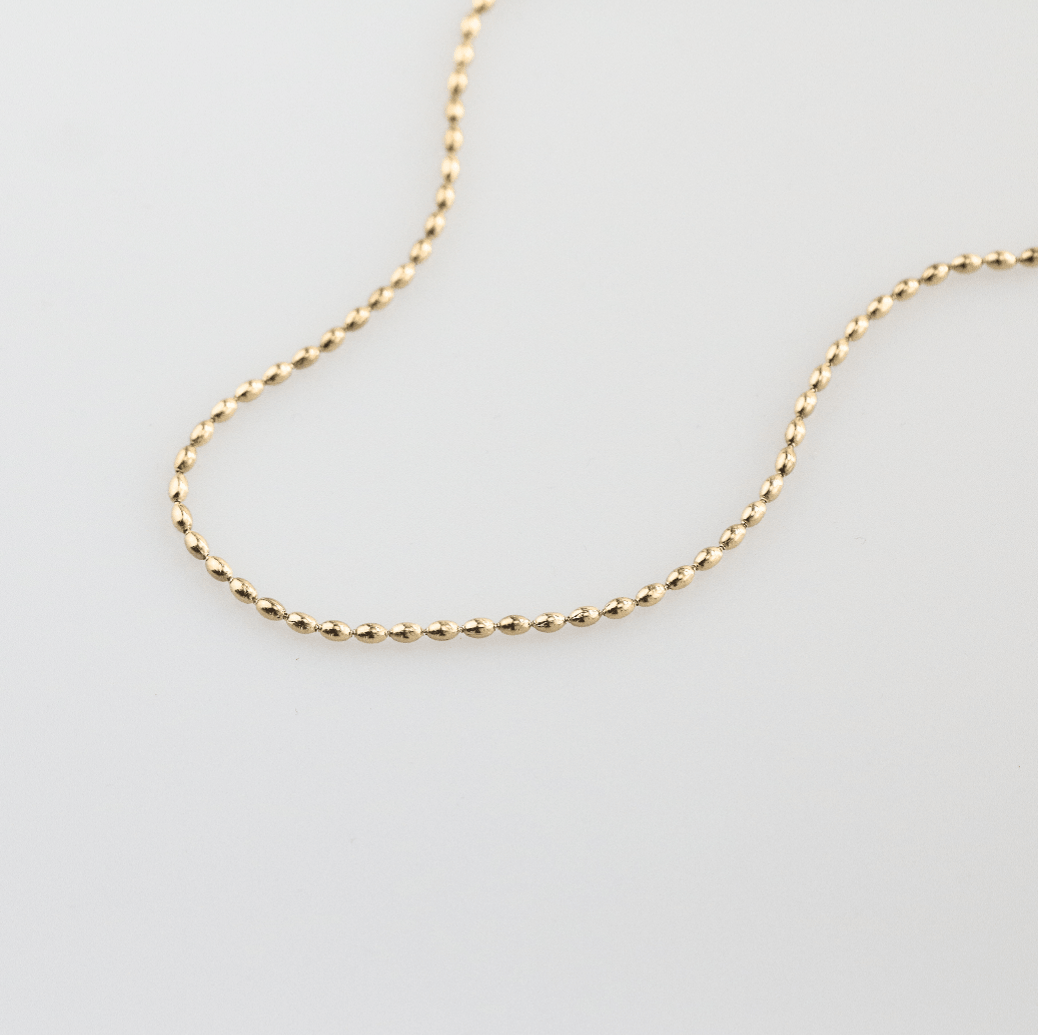 2mm-Rice Bead Necklace