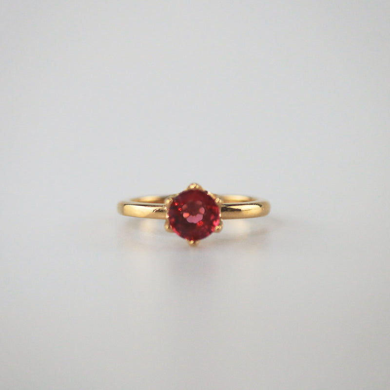 Meideya Jewelry Round Garnet engagement Ring