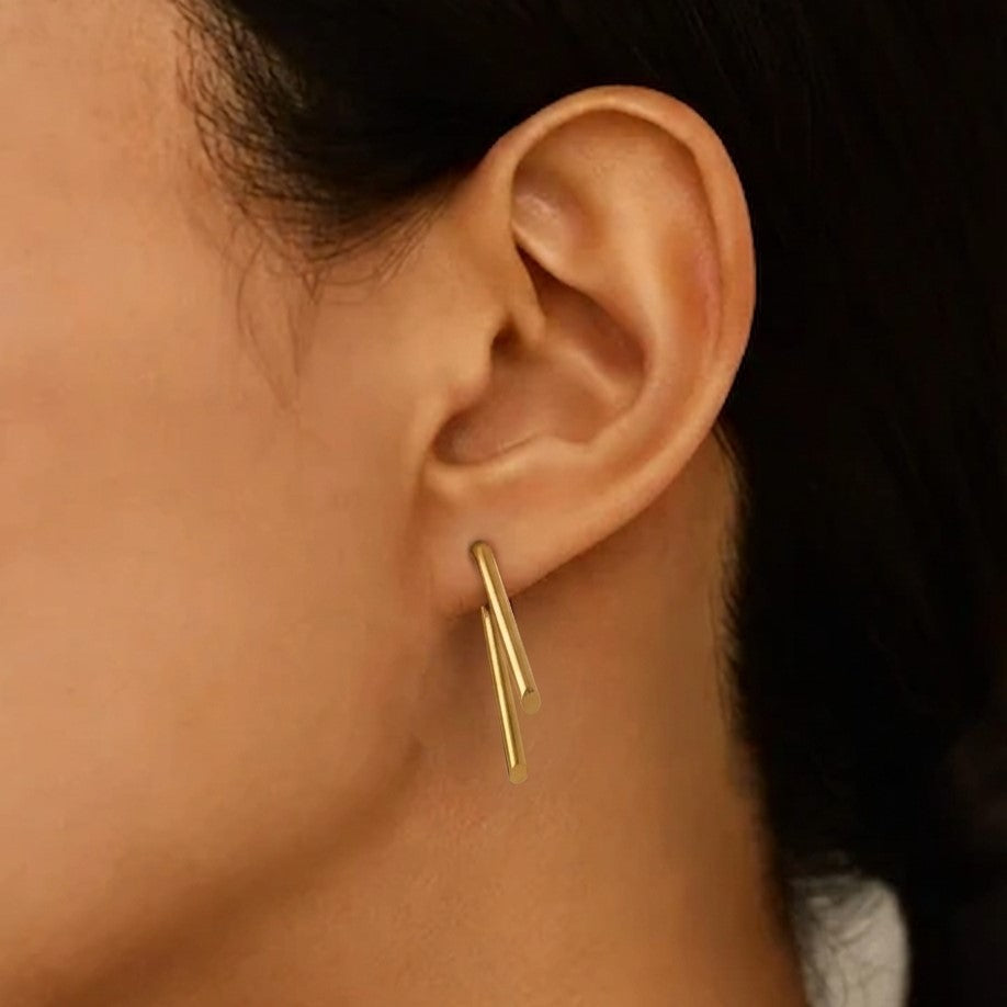 Bar Drop Earrings 2