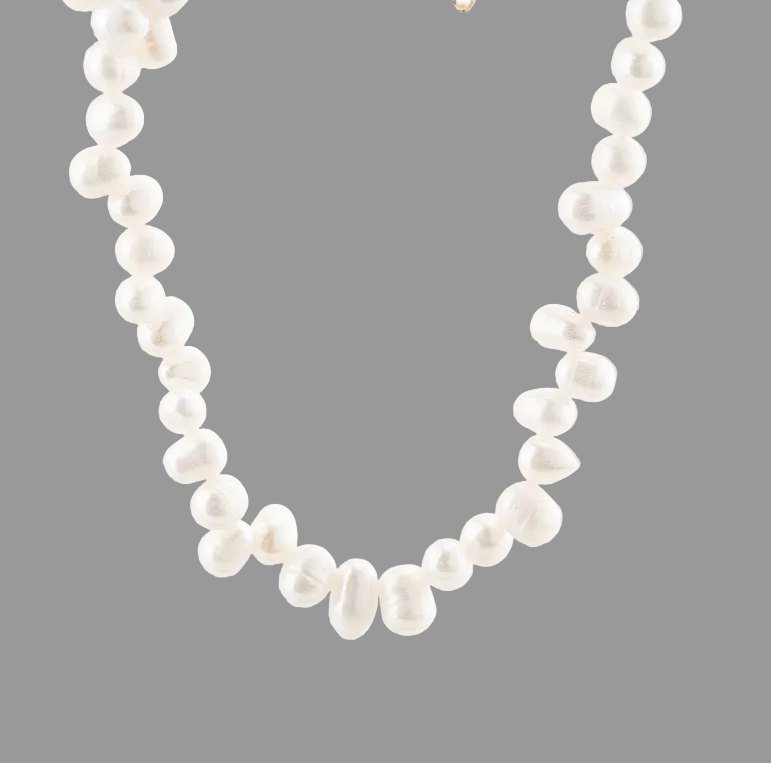 Baroque Irregular Pearl Necklace