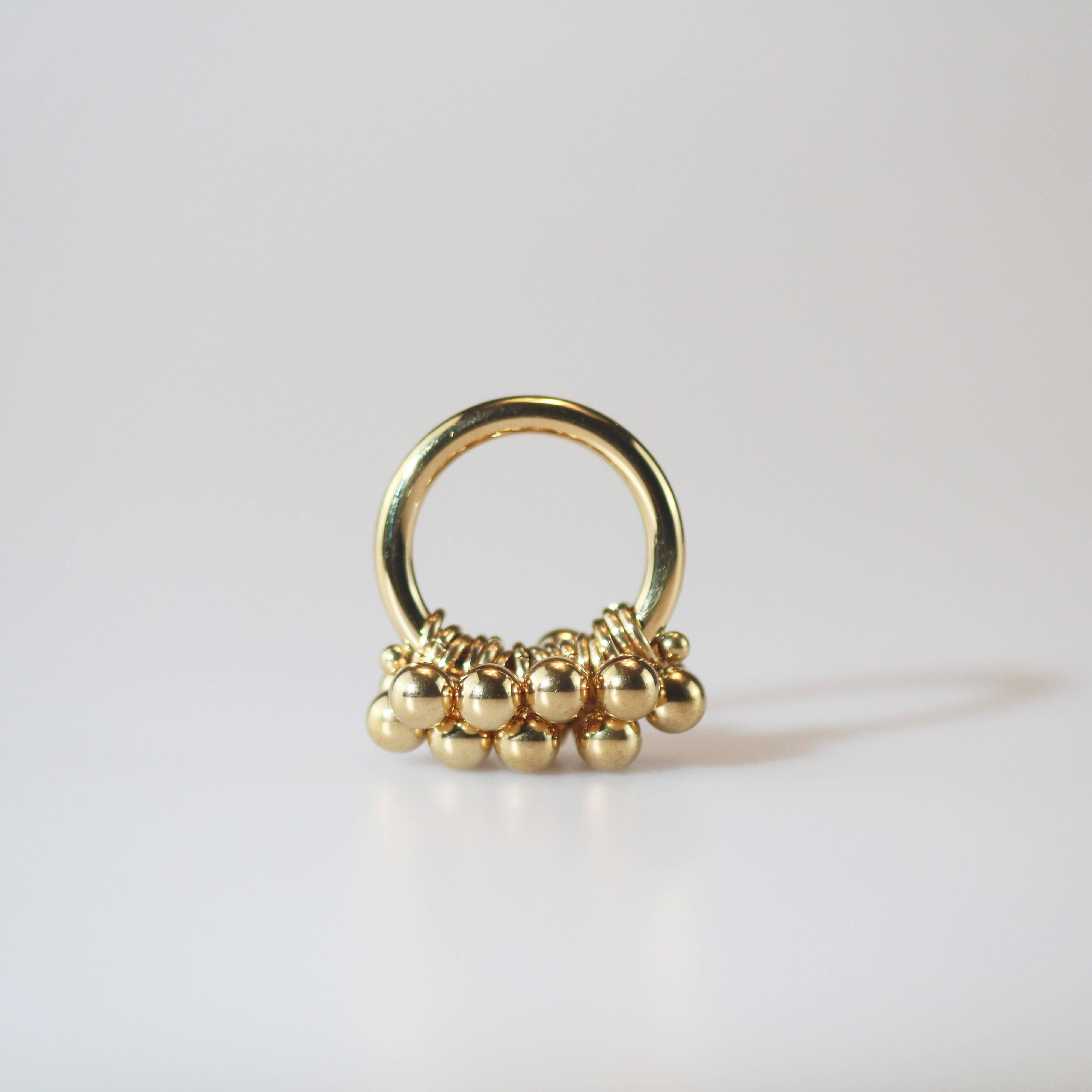 Beads Cluster Charm Ring