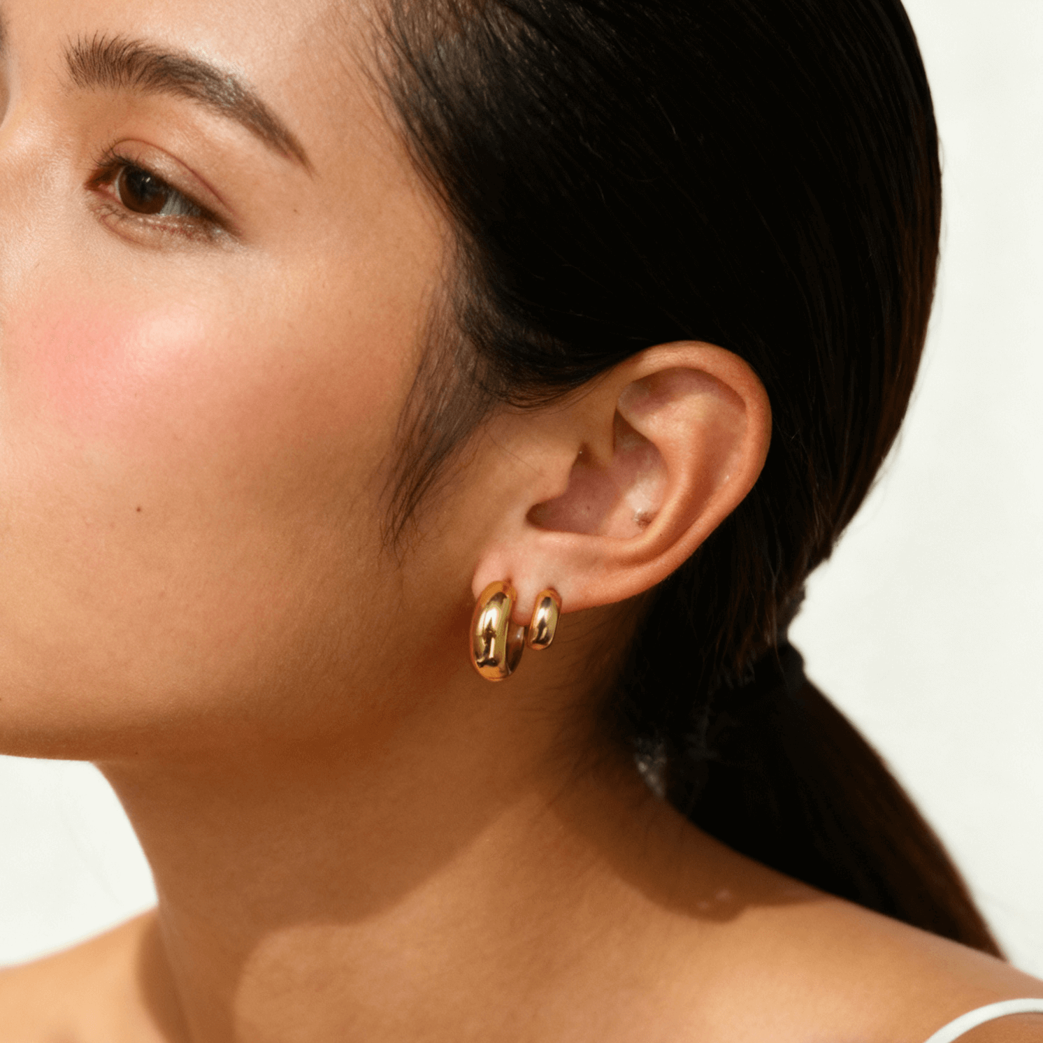 Bold Huggie Hoops - 12mm