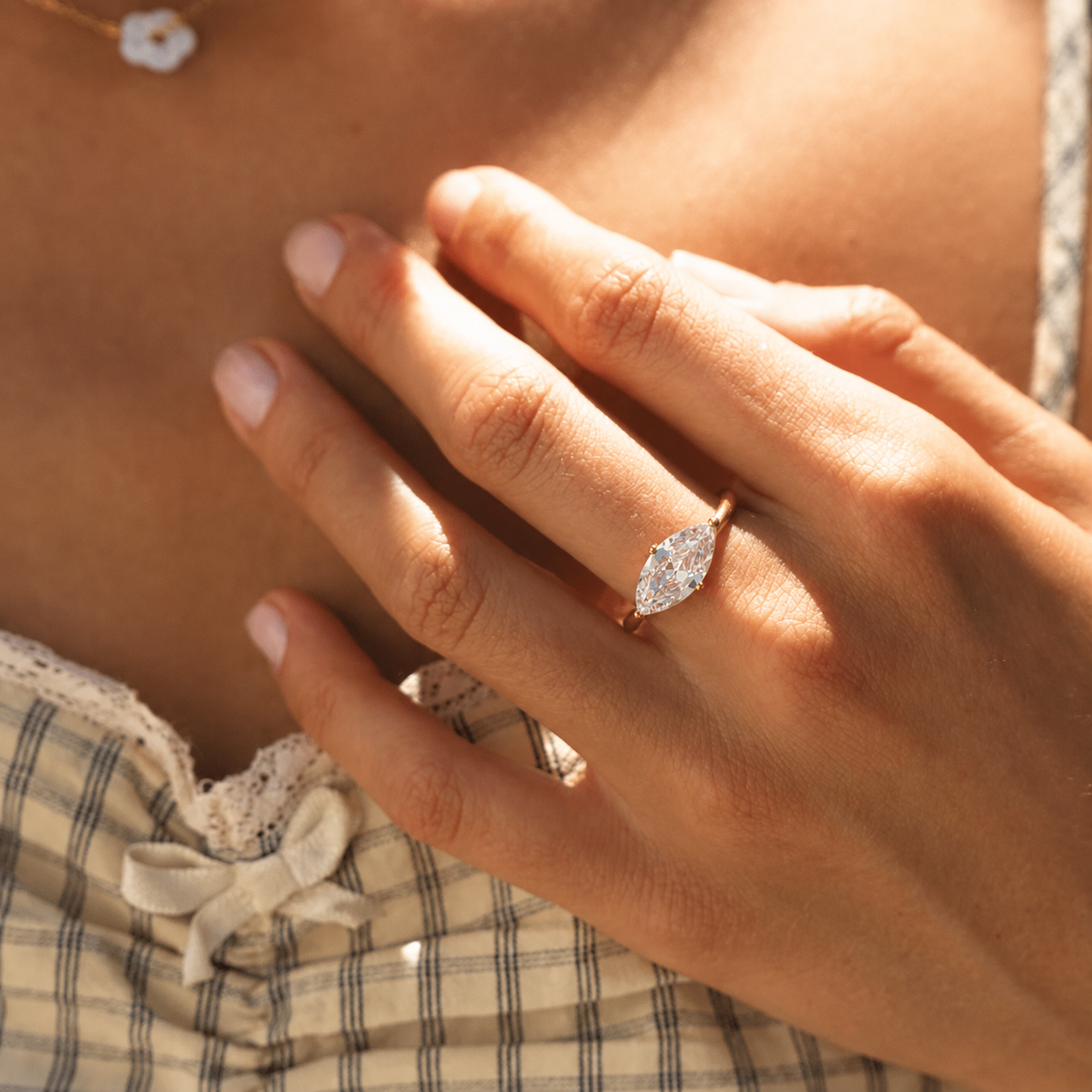 East West Marquise Ring 2