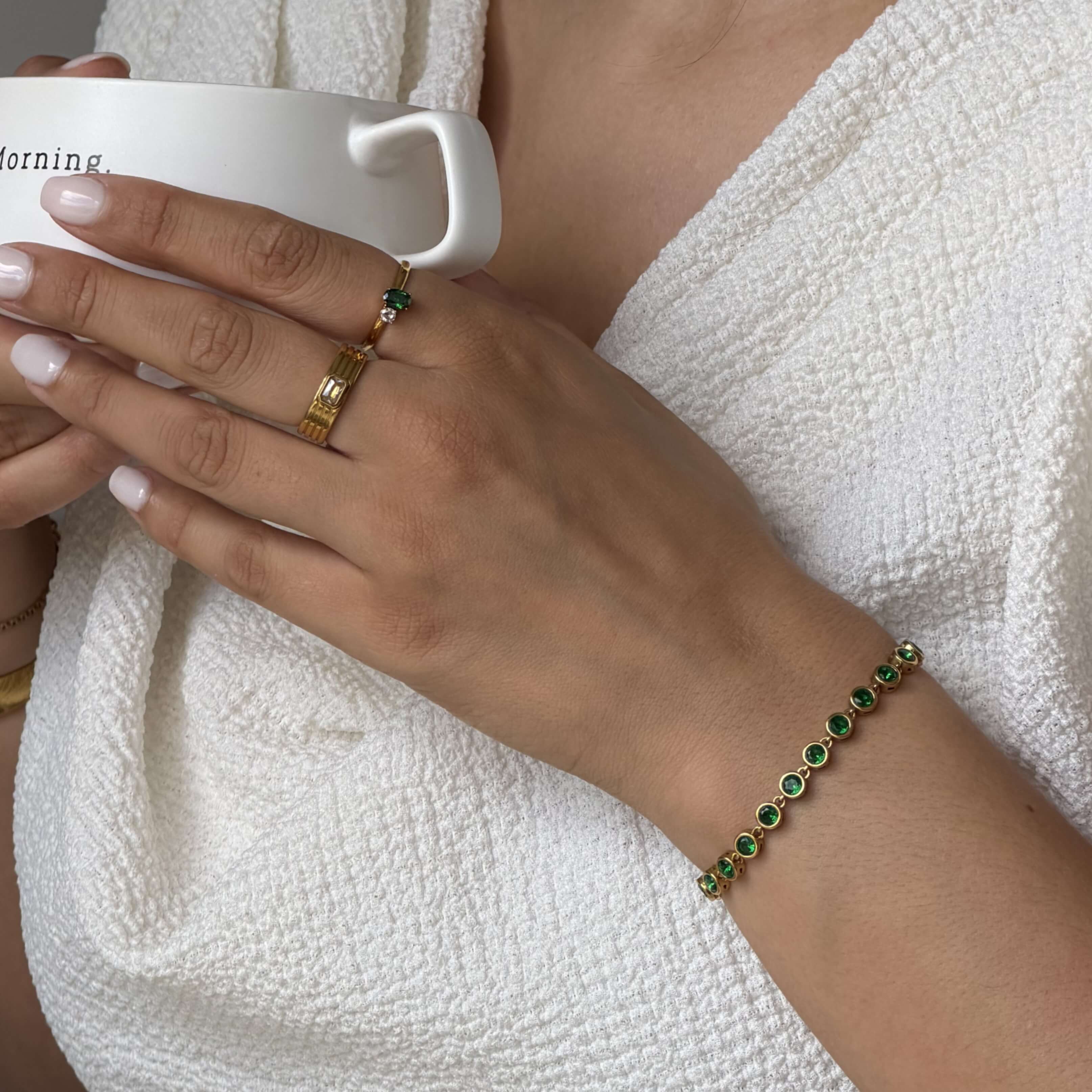 Emerald Tennis Bracelet