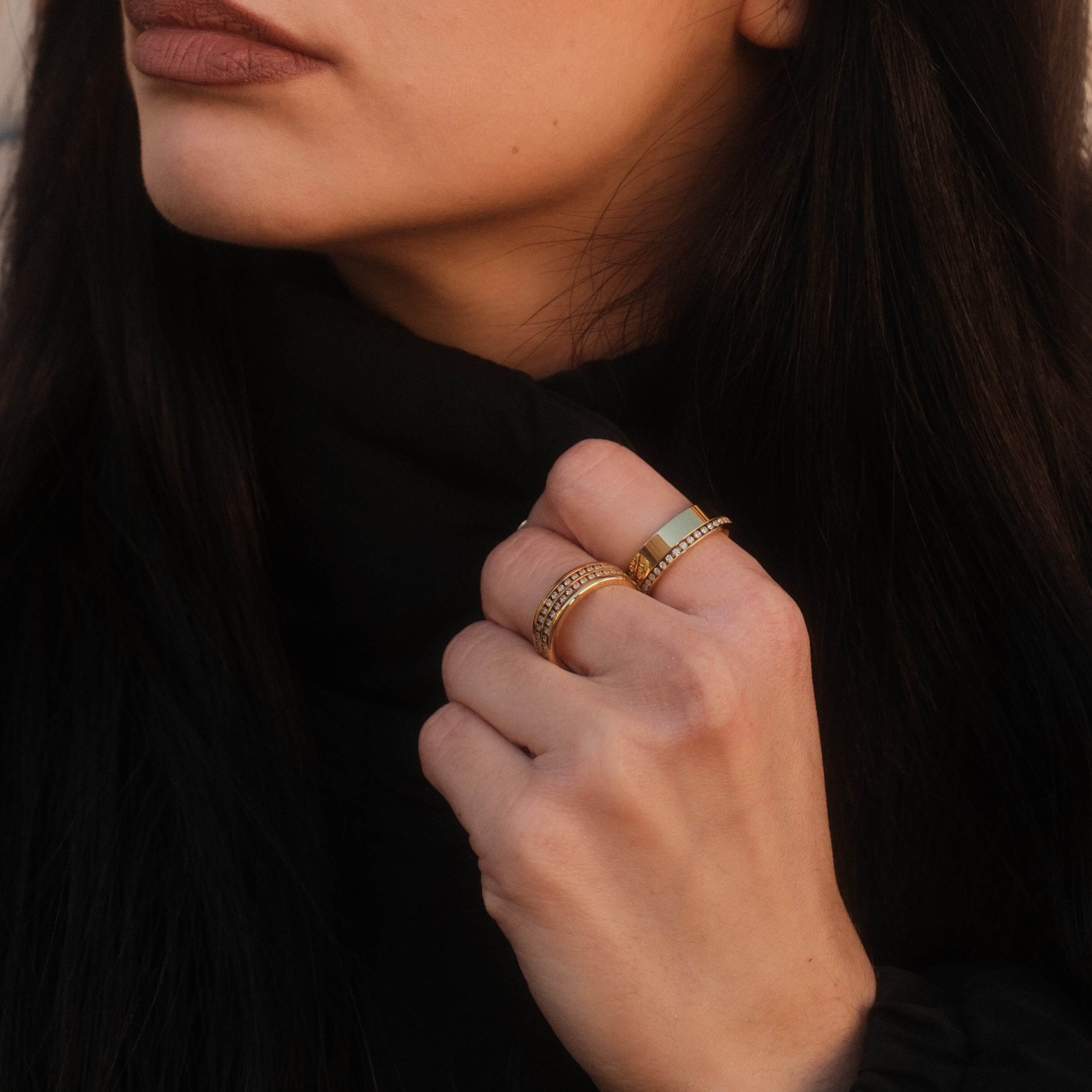 Eternity Lace Pave Band Ring