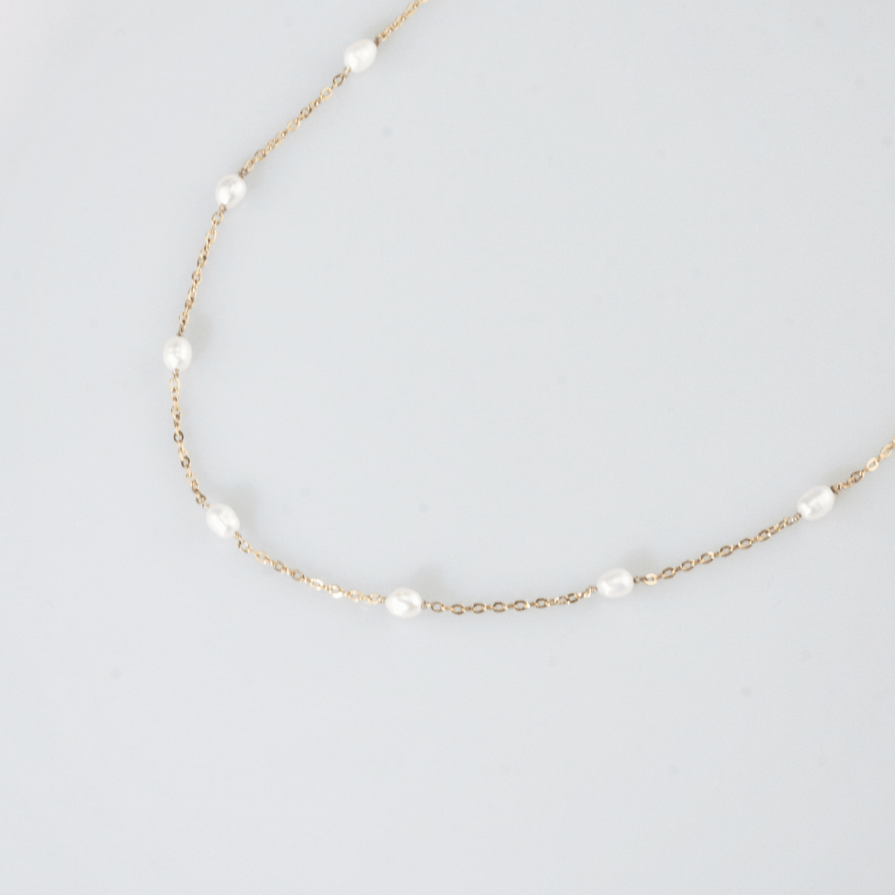 Freshwater Pearl Station -Necklace