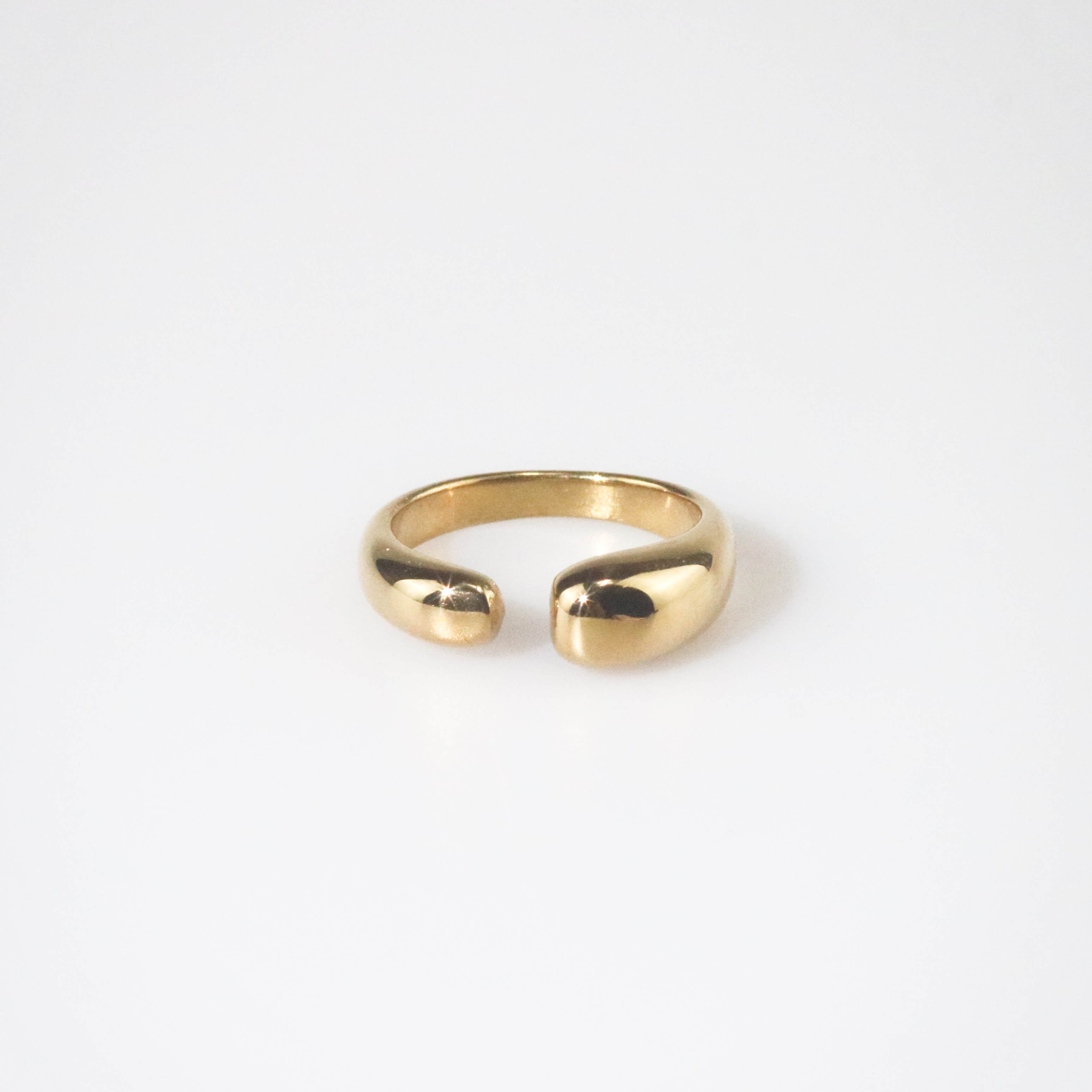 MEIDEYA JEWELRY GOLD OPEN BAND RING