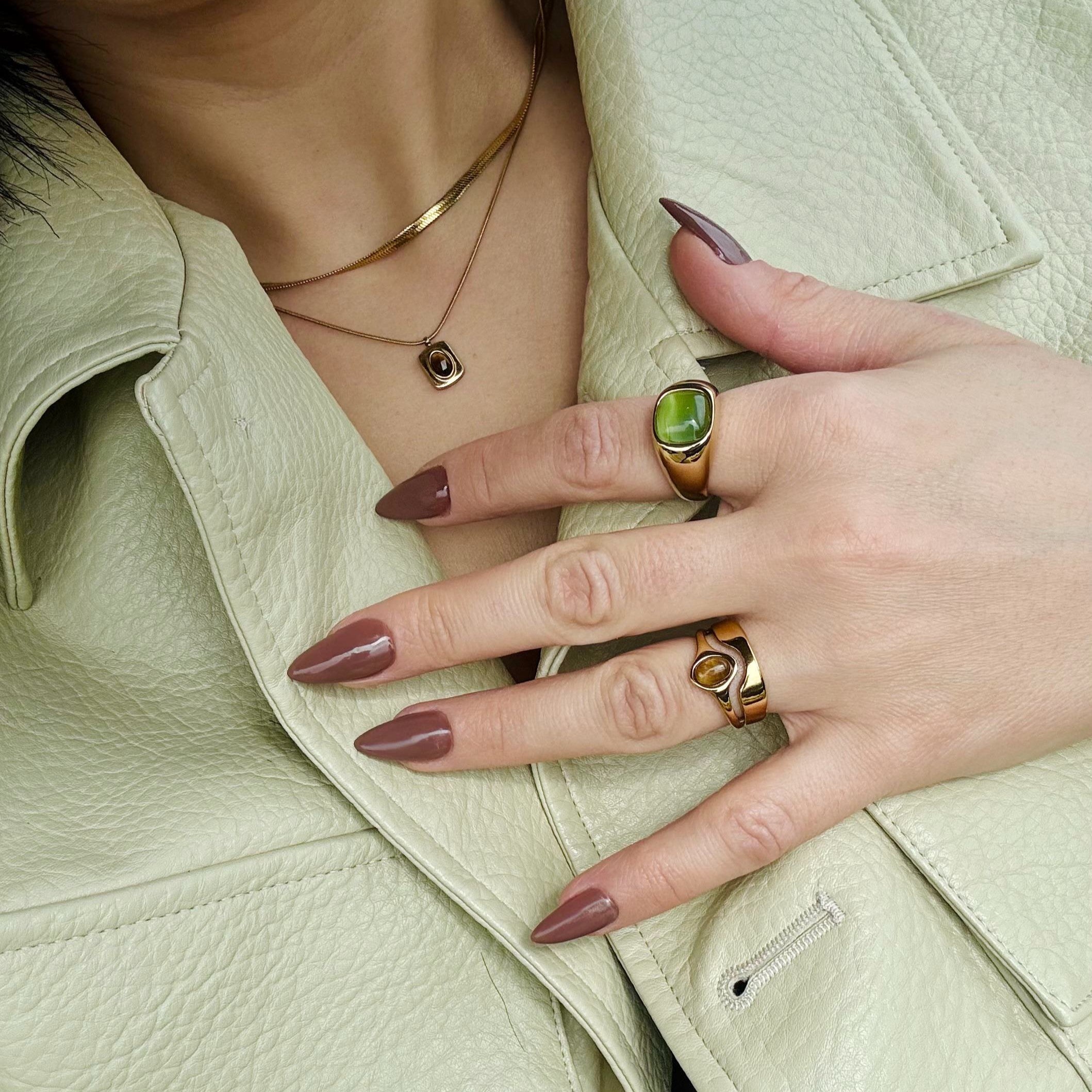 Meideya Jewelry Tigers eye ring