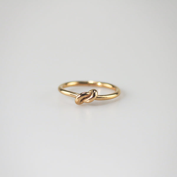Meideya Jewelry Knot Ring Gold