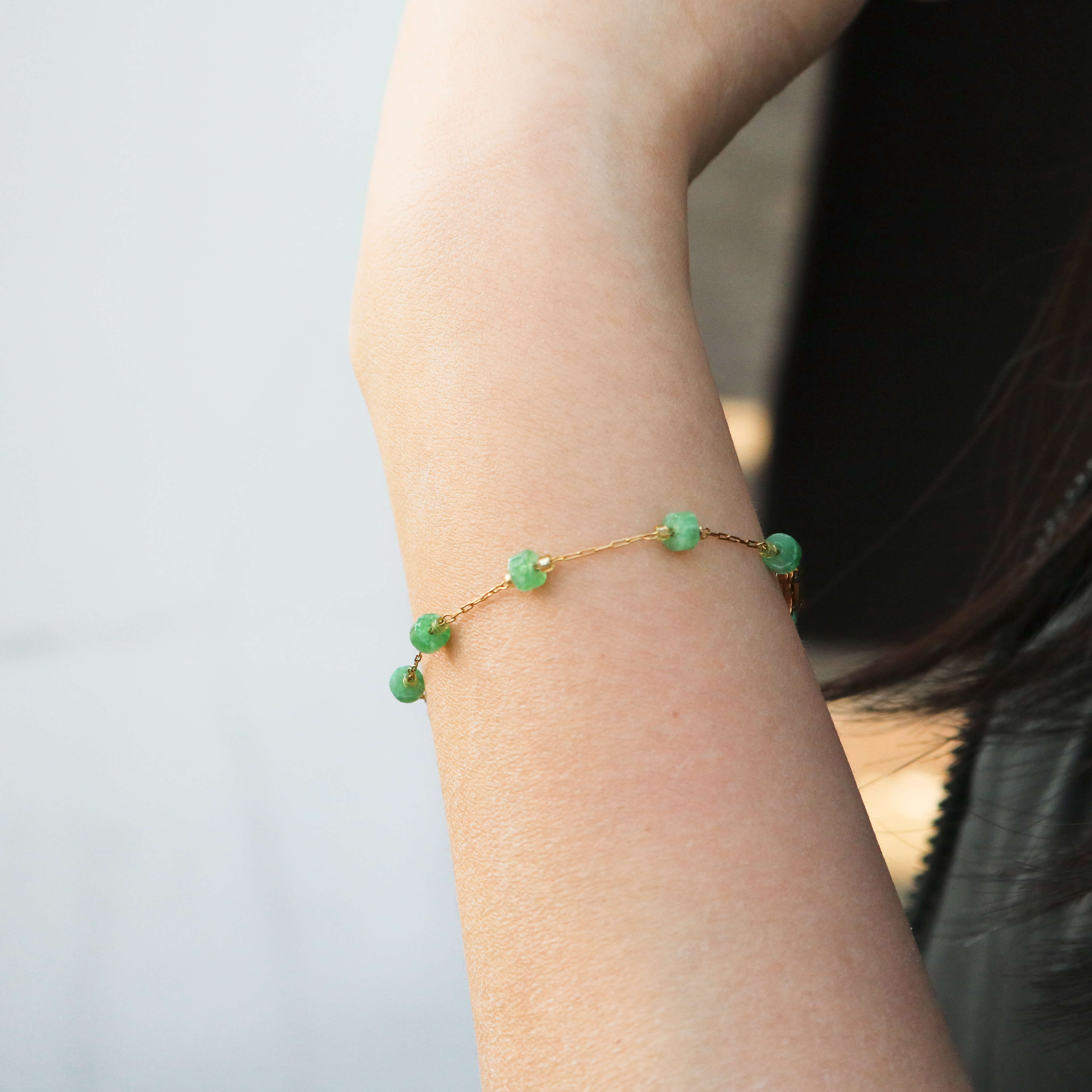 Aventurine Chain Bracelet