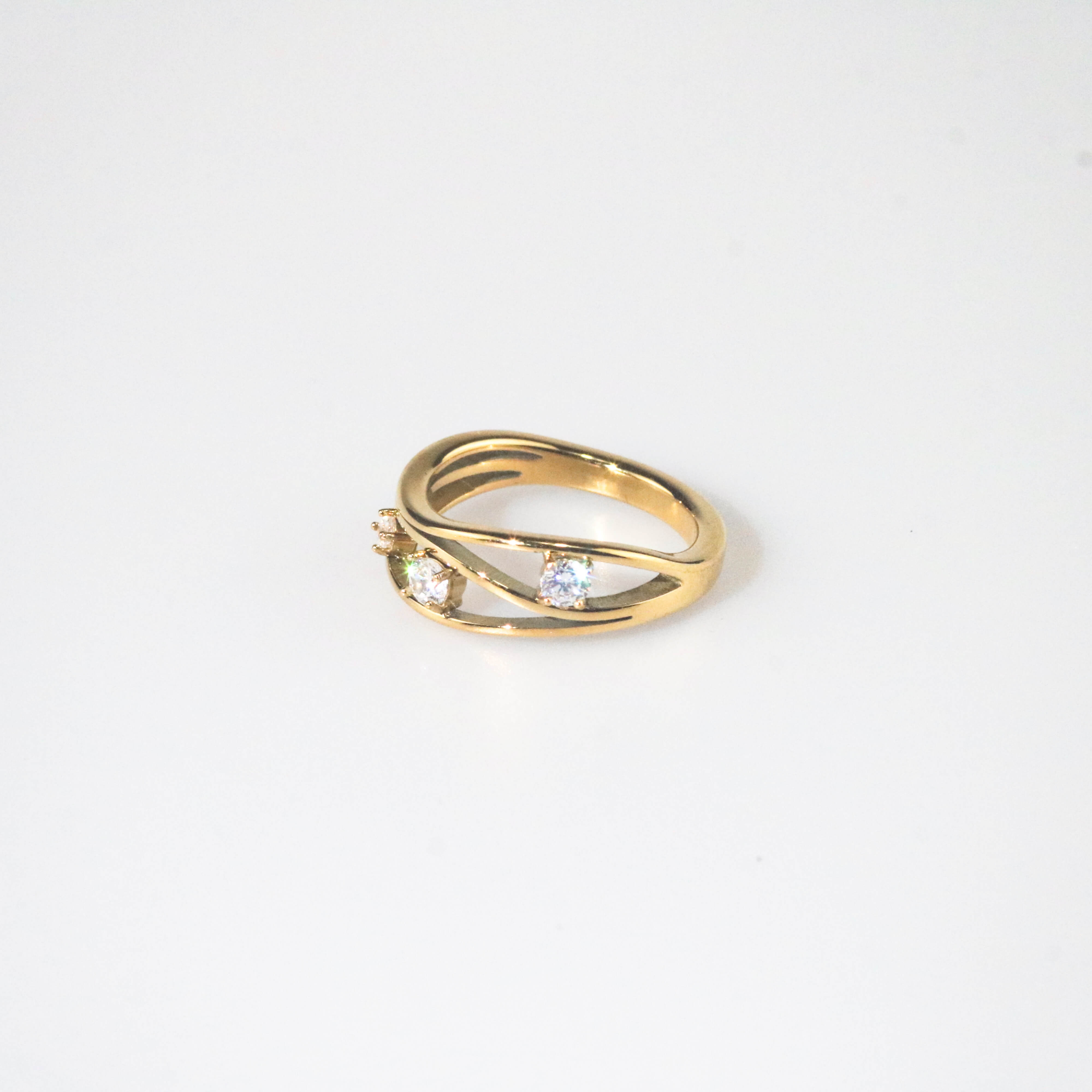 Split Shank Sparkle Ring