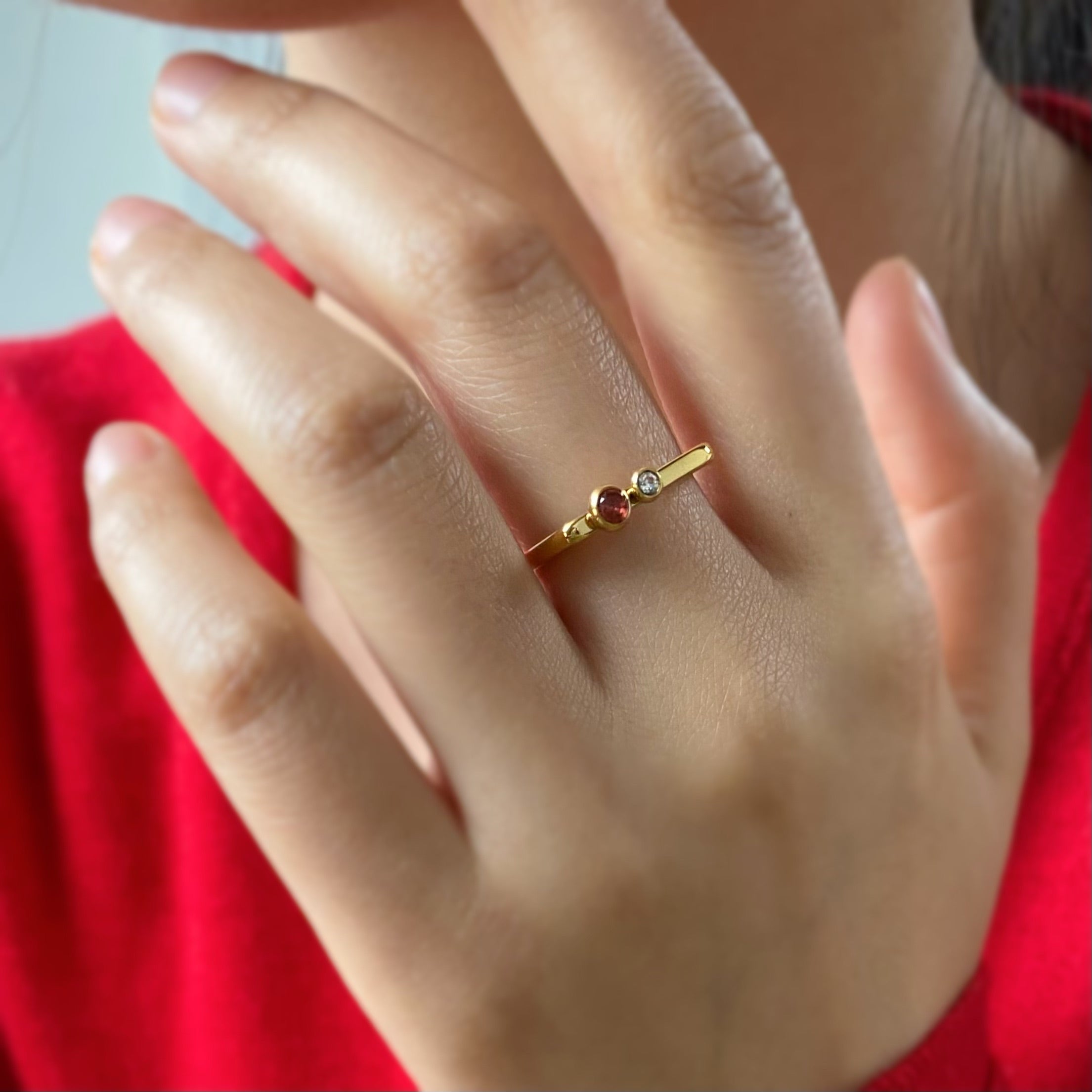 Ruby Stacking Ring