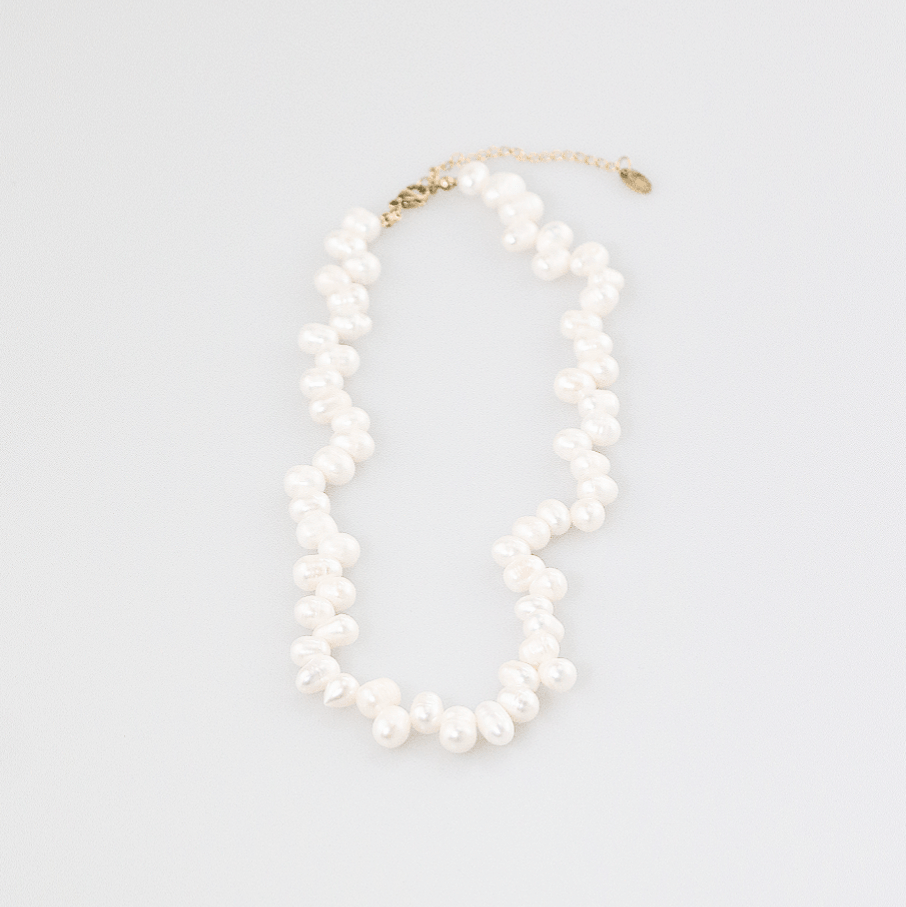 Irregular Baroque Pearl Necklace