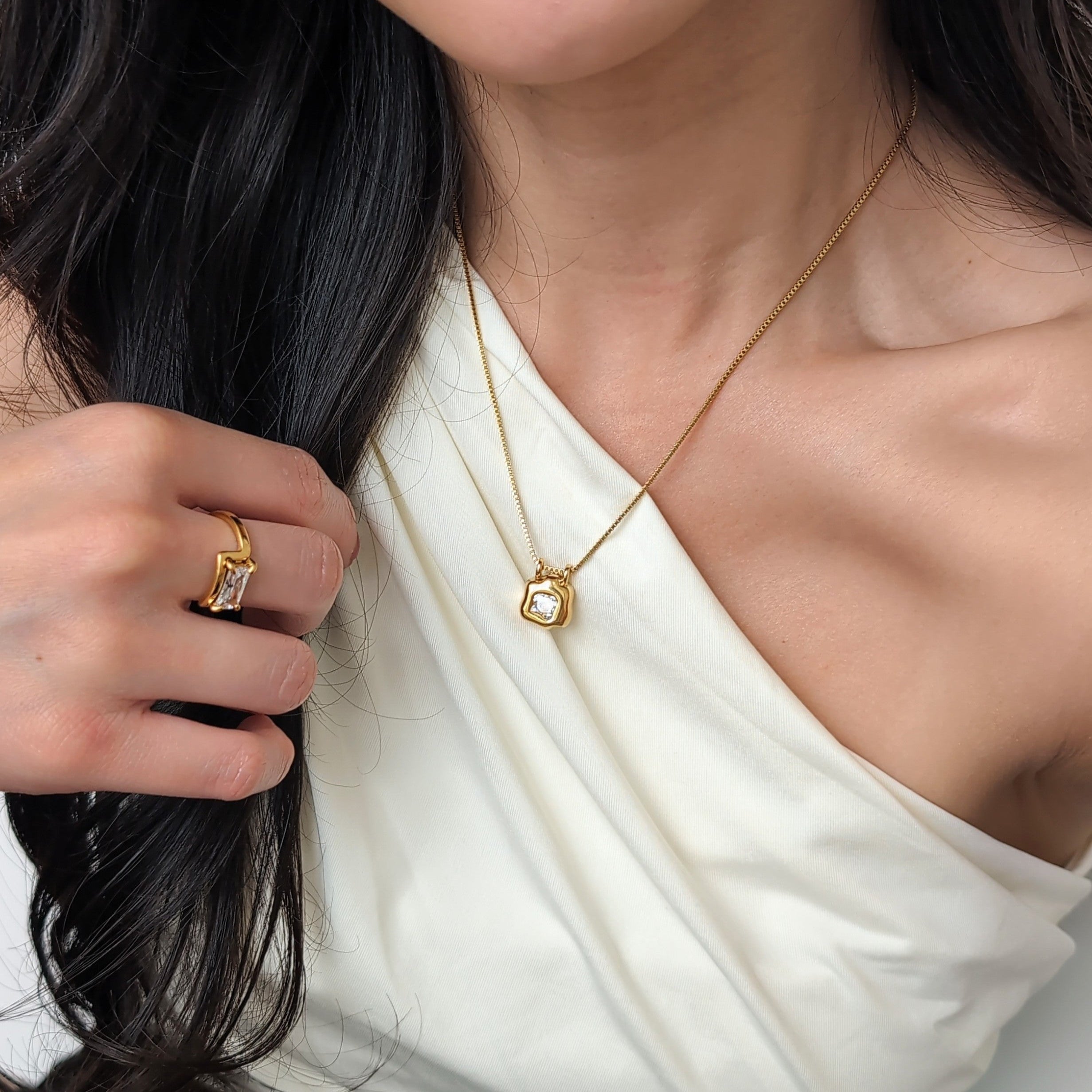 cz necklace
