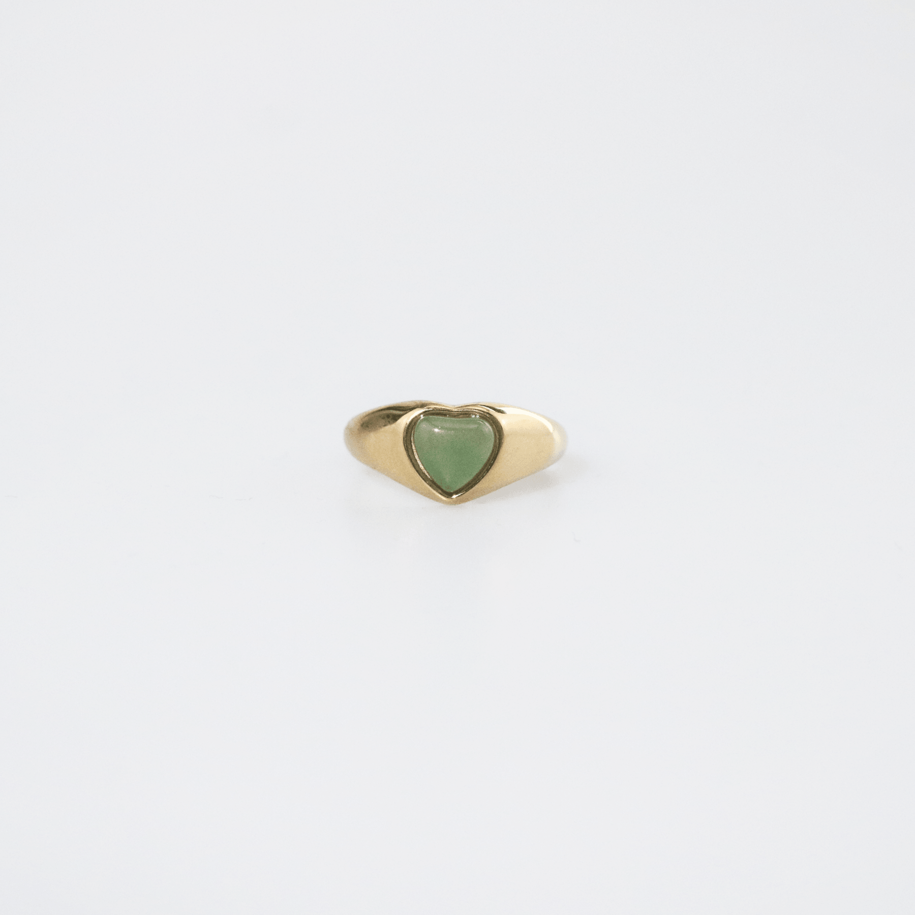 Jade Heart Ring