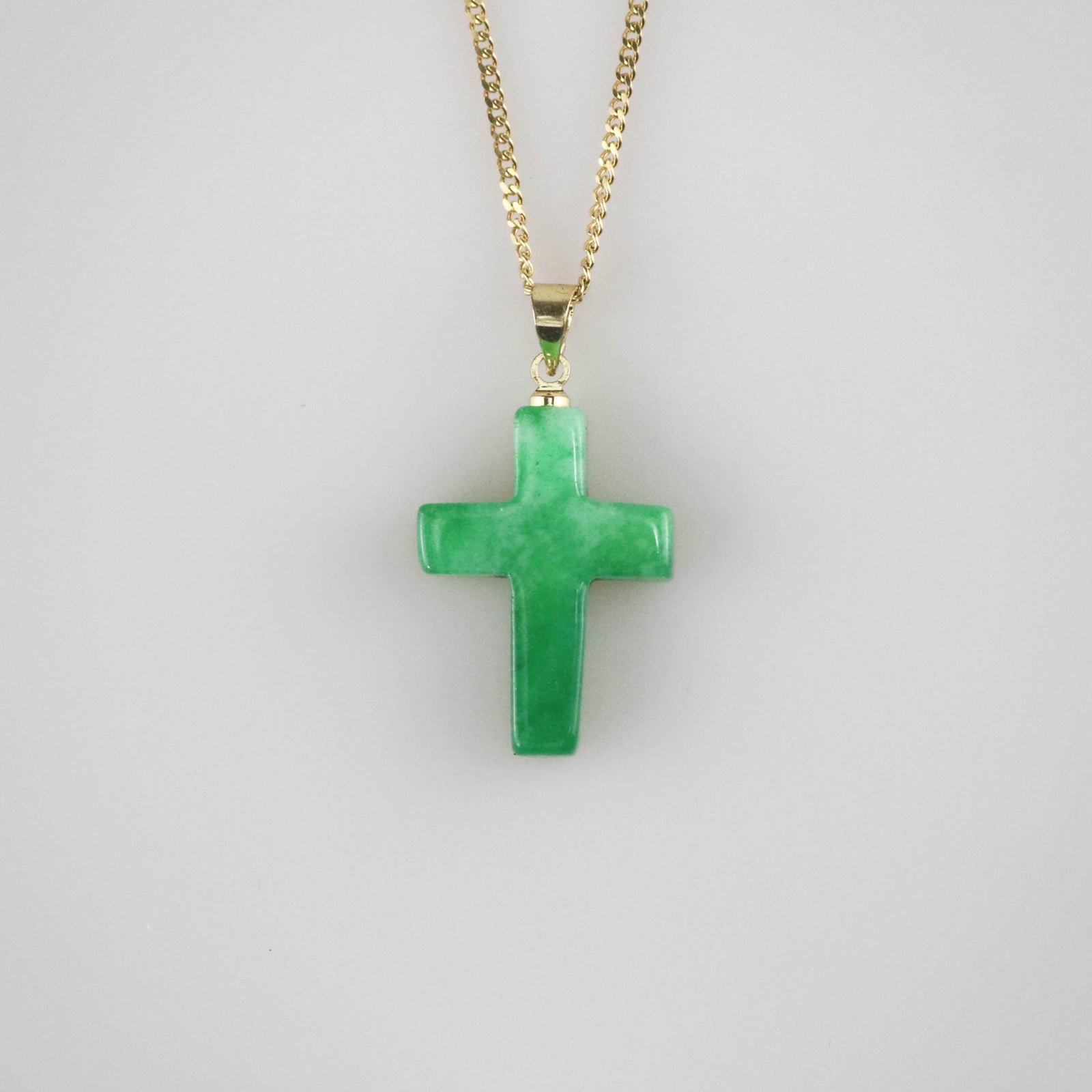 meideya jewelry jade cross pendant necklace