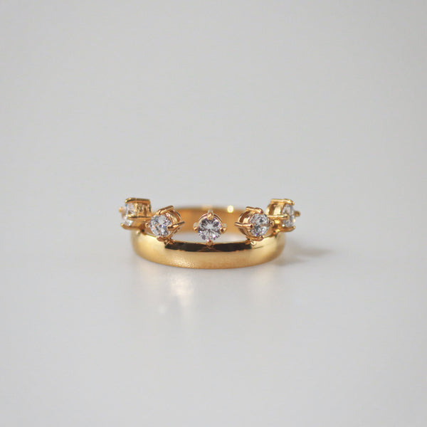 Meideya jewelry Gold Crown Ring