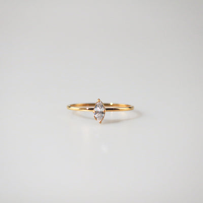 Marquise Cut Solitaire Ring
