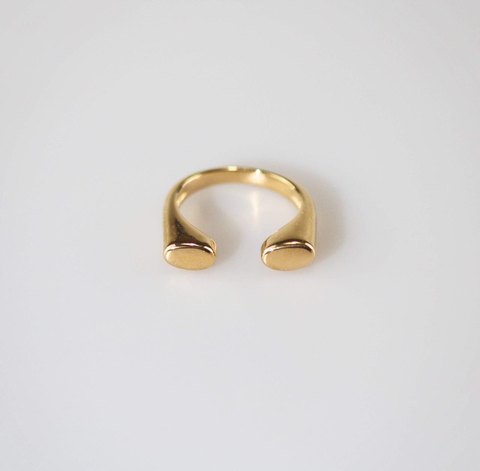 Meideya Jewelry U shaped signet ring