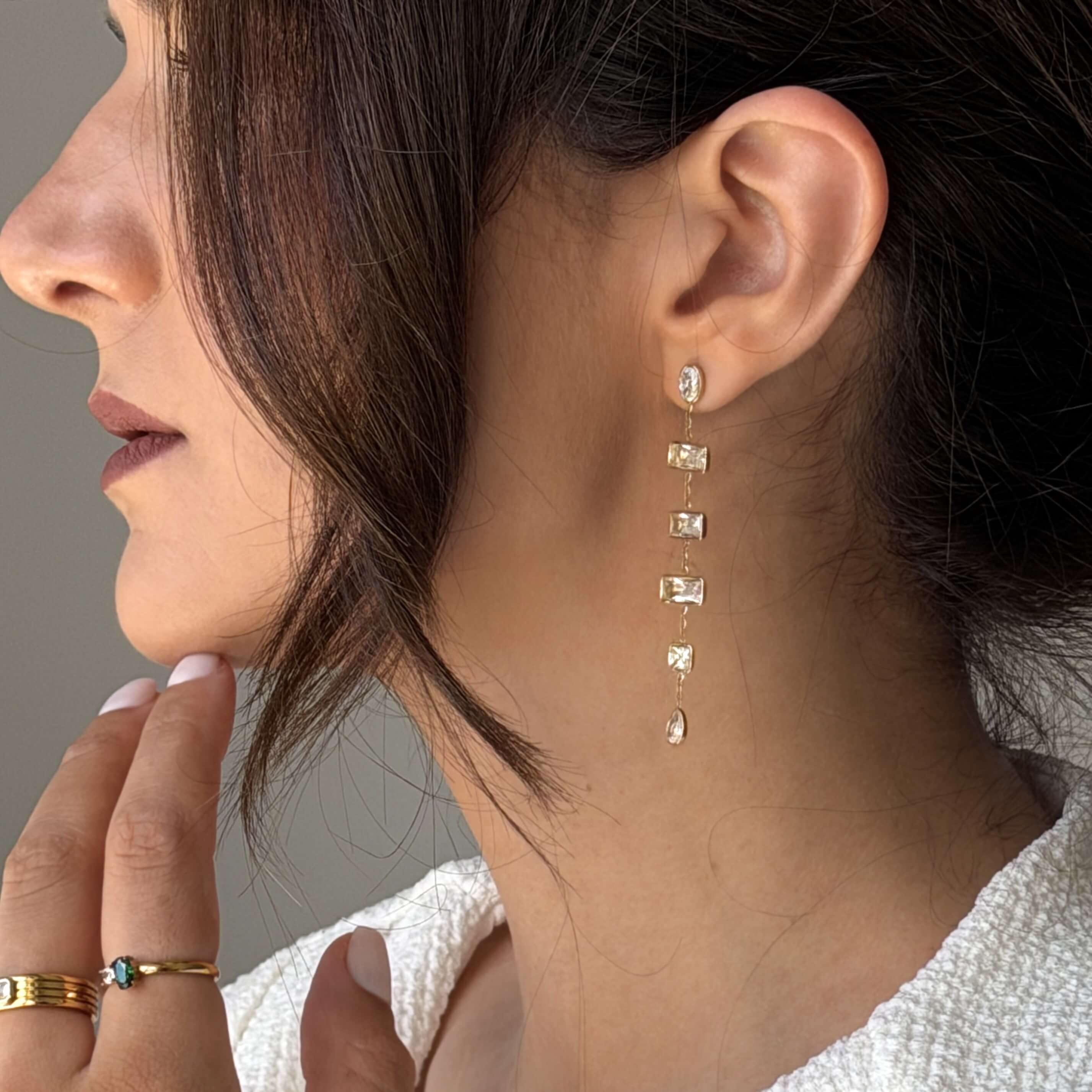 Multi-shape_CZ_Drop_Earrings