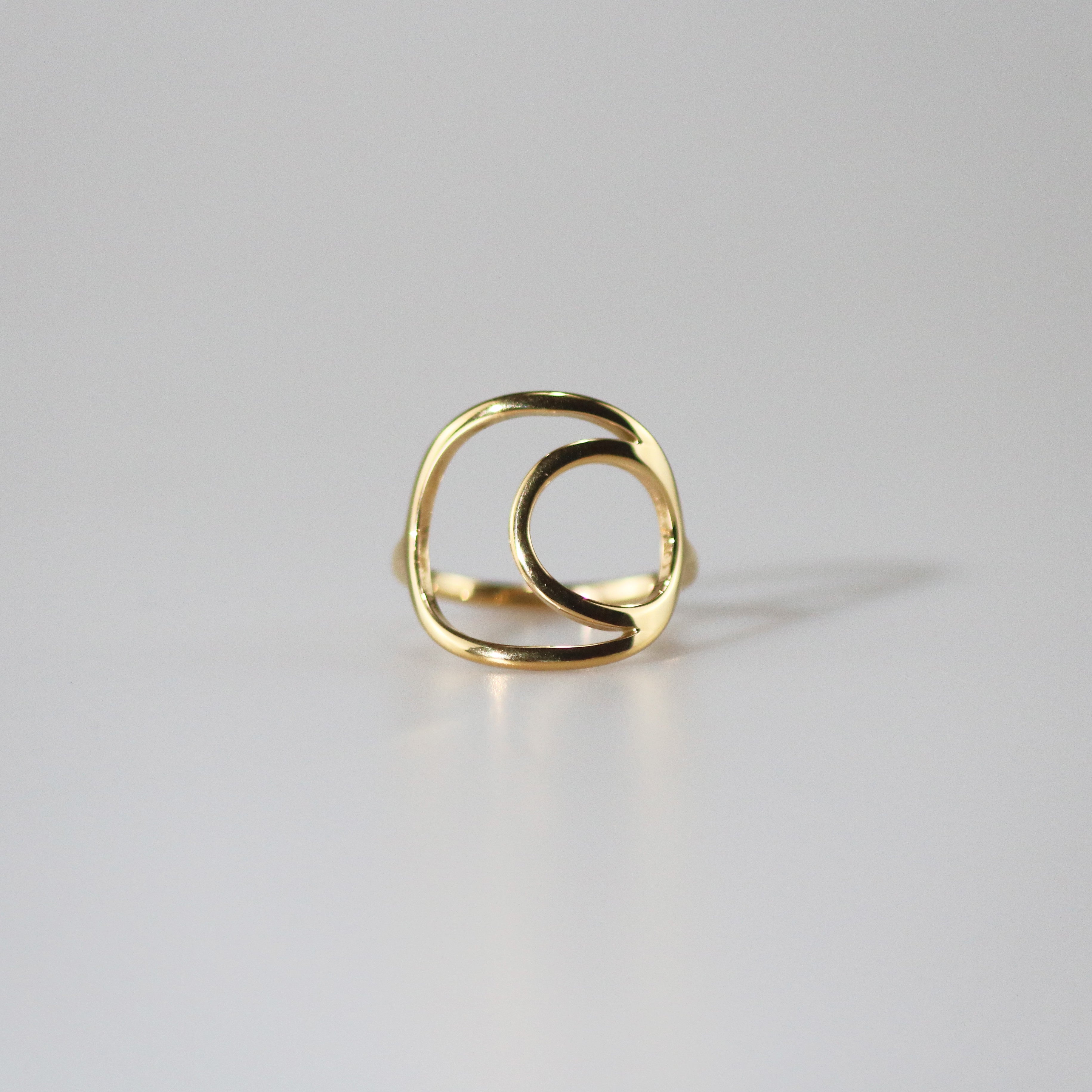 Meideya Jewelry Circle Outline Ring