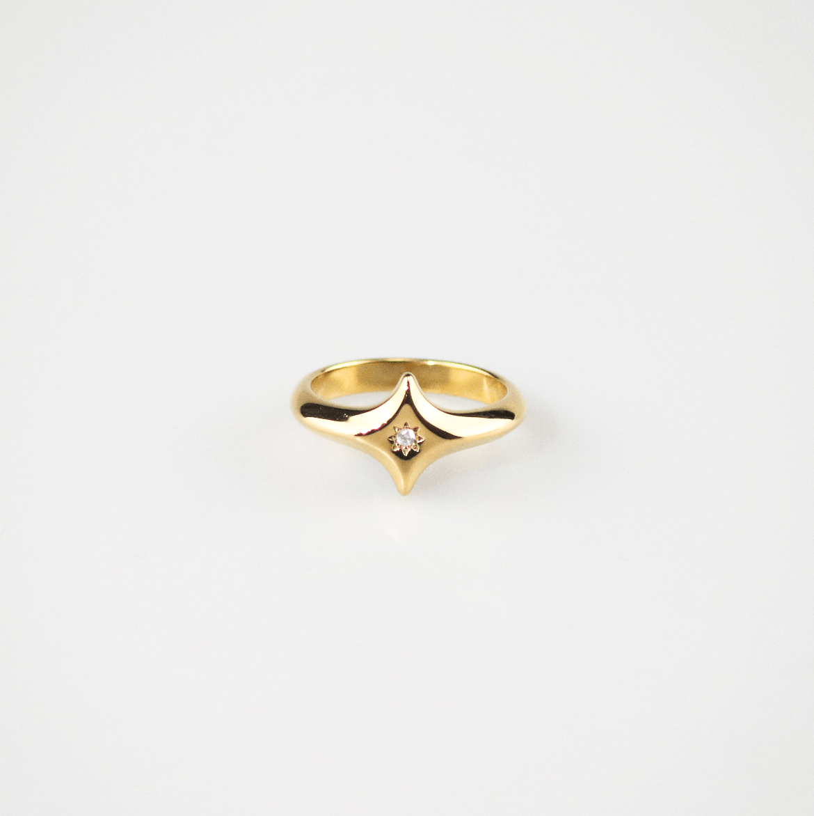 north star ring gold