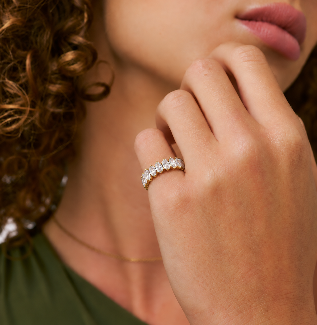 Oval Eternity Ring