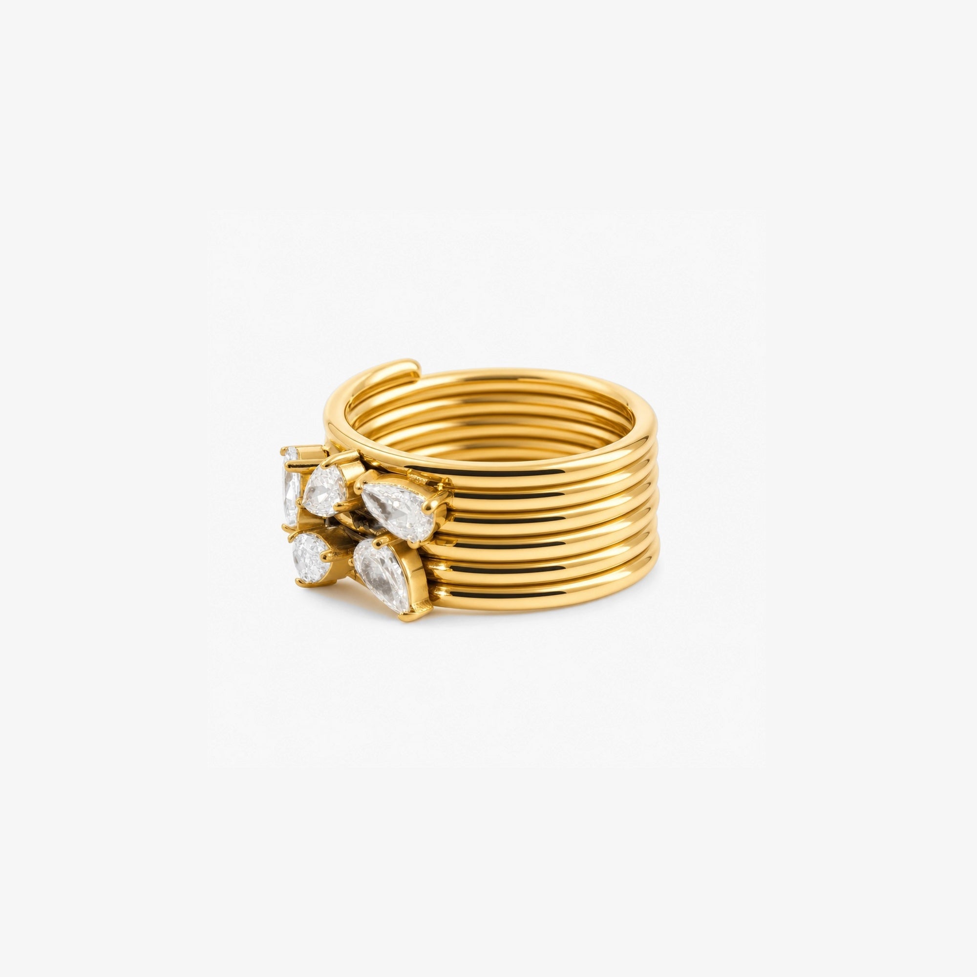 Pear Cluster Ring for women