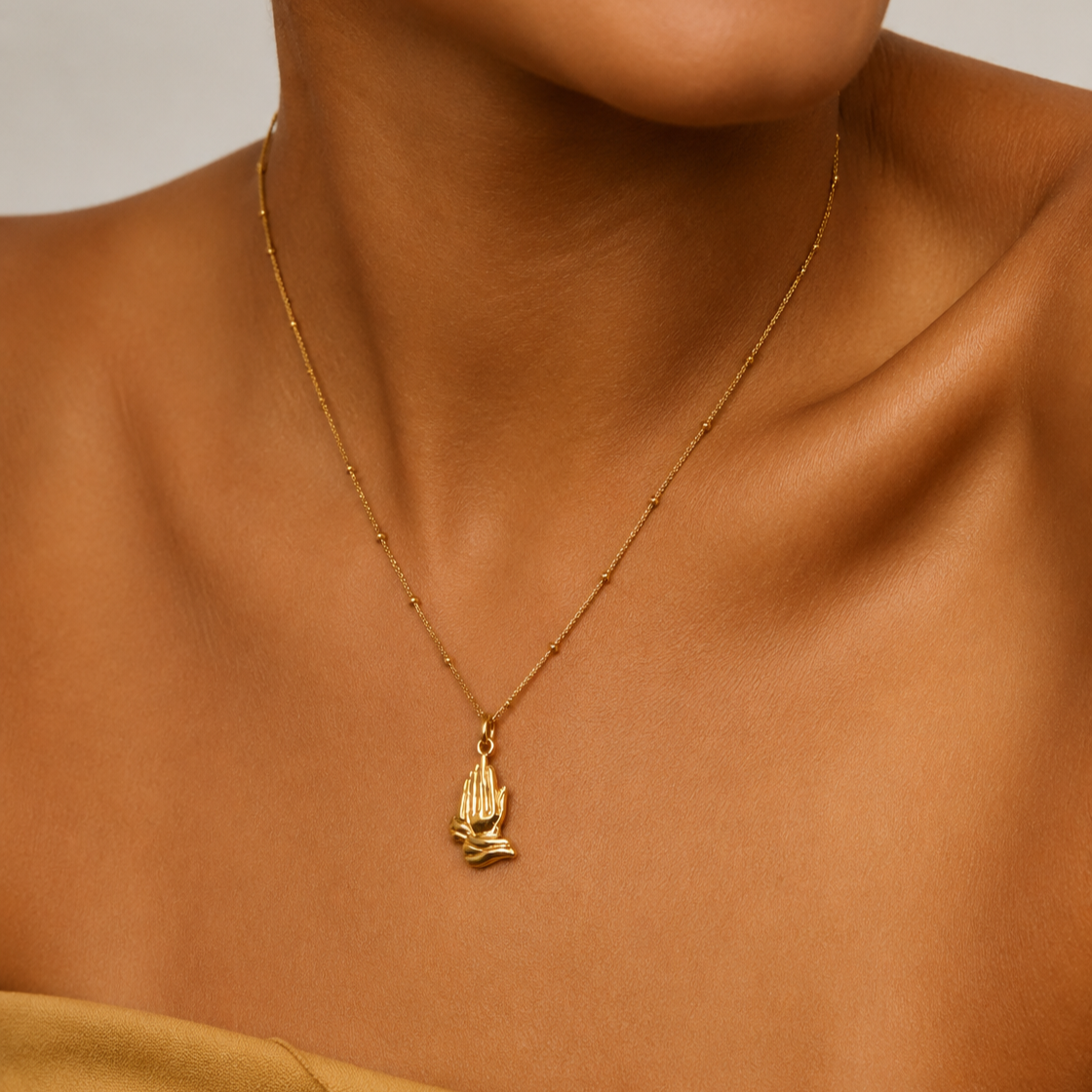 Praying Hands Necklace 2