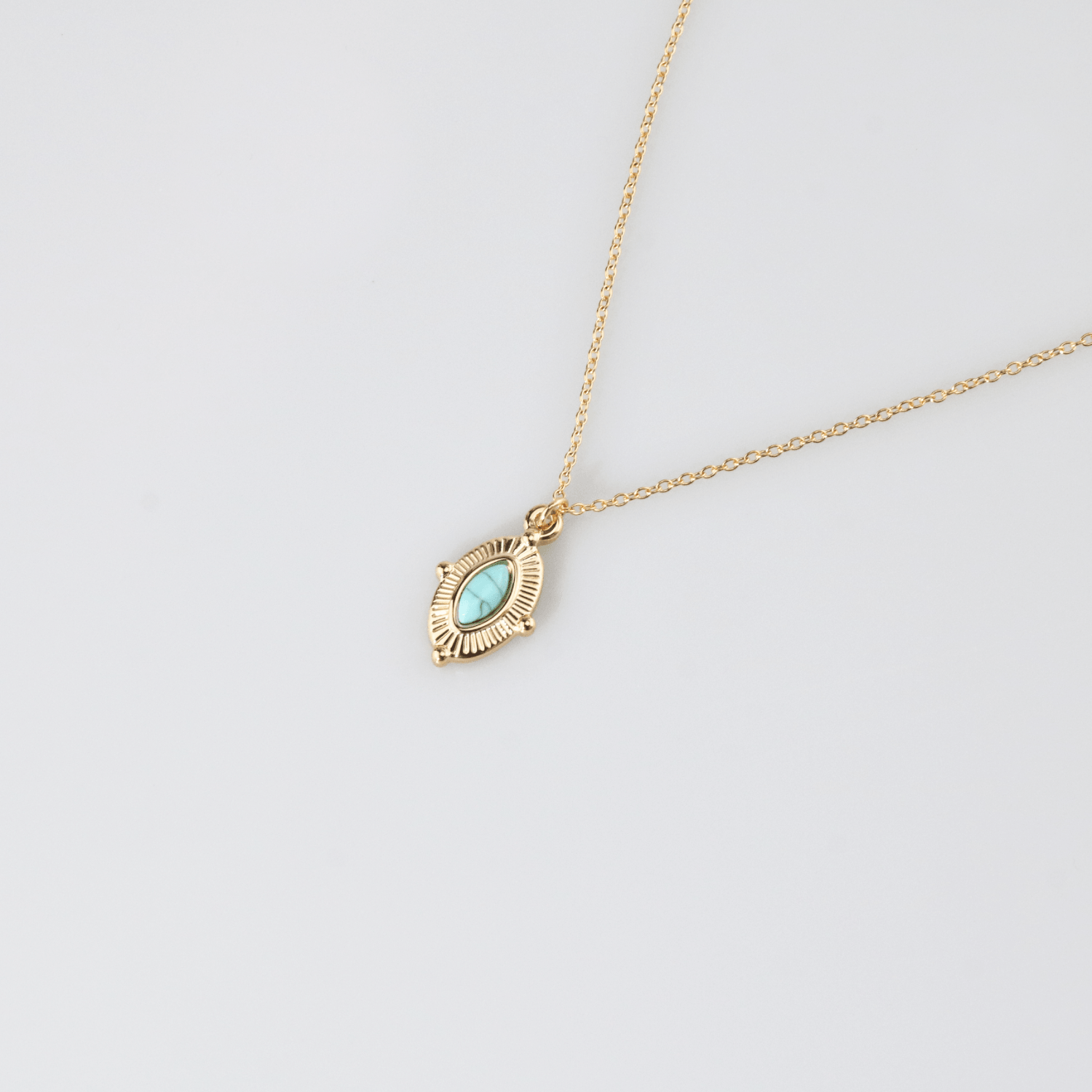 Royal Marquise Turquoise -Necklace
