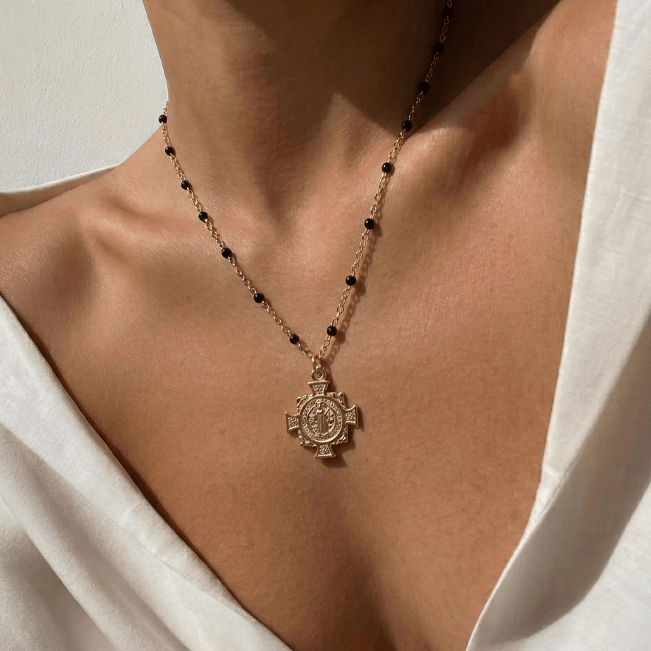 Saint Benedict Medal Necklace