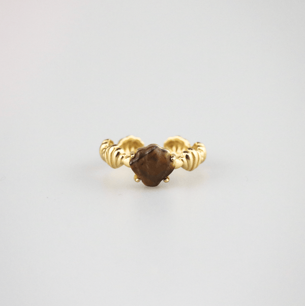 Ocean Spirit Ring - Tiger's Eye