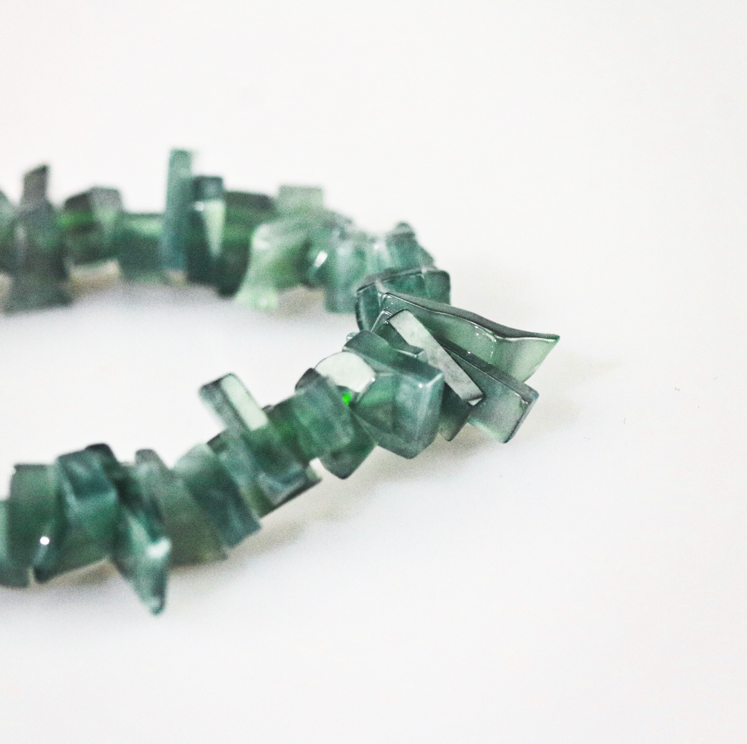 Fortune Jade Chip Bracelet