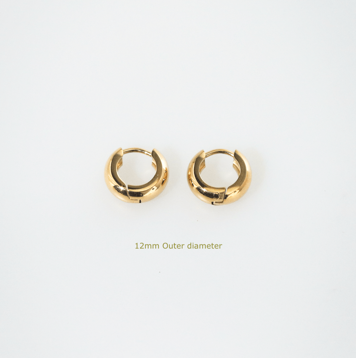 Bold Huggie Hoops - 12mm