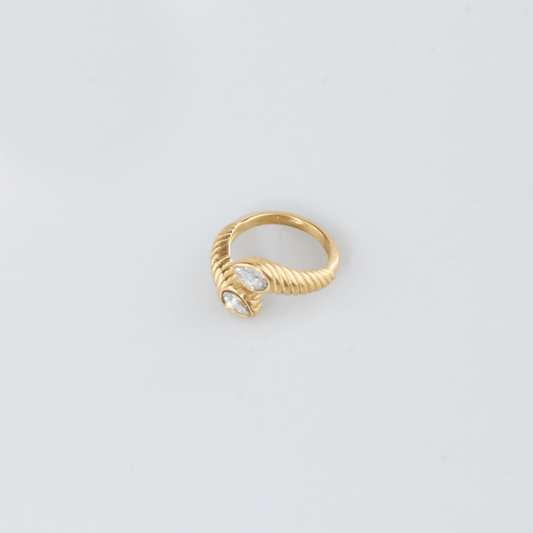 Spiral CZ Bypass - Ring