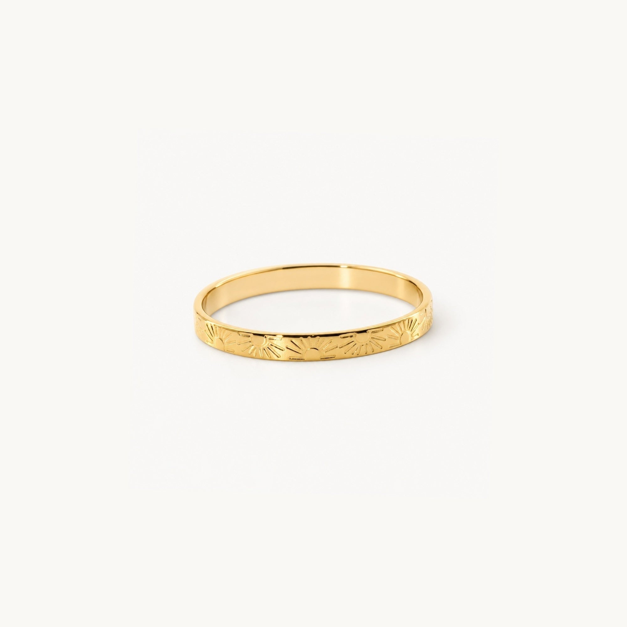 Sun band ring 