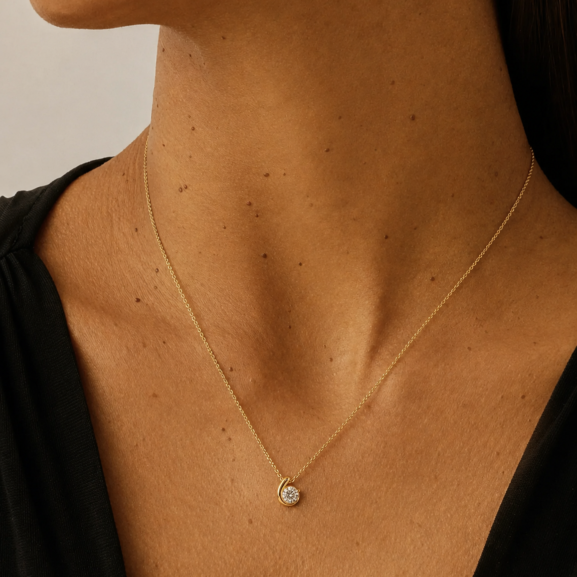 Swirl Pendant Necklace