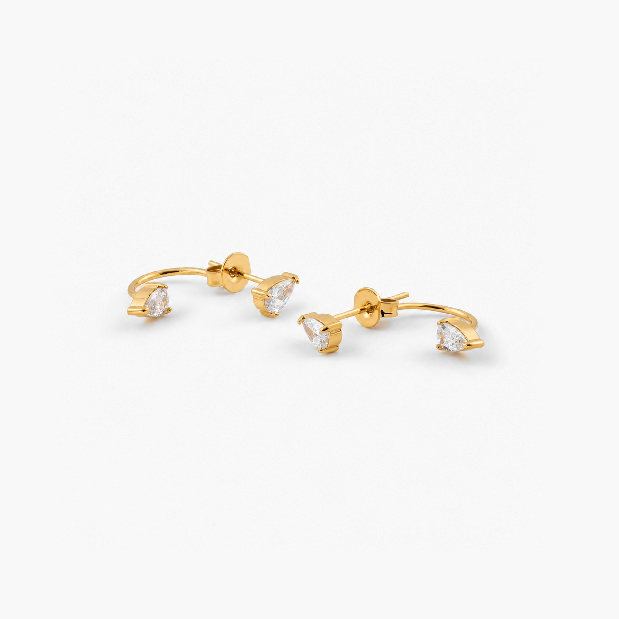 Teardrop Crystal Ear Jacket