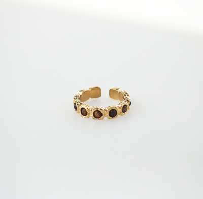 Tiger's Eye Cuff Ring