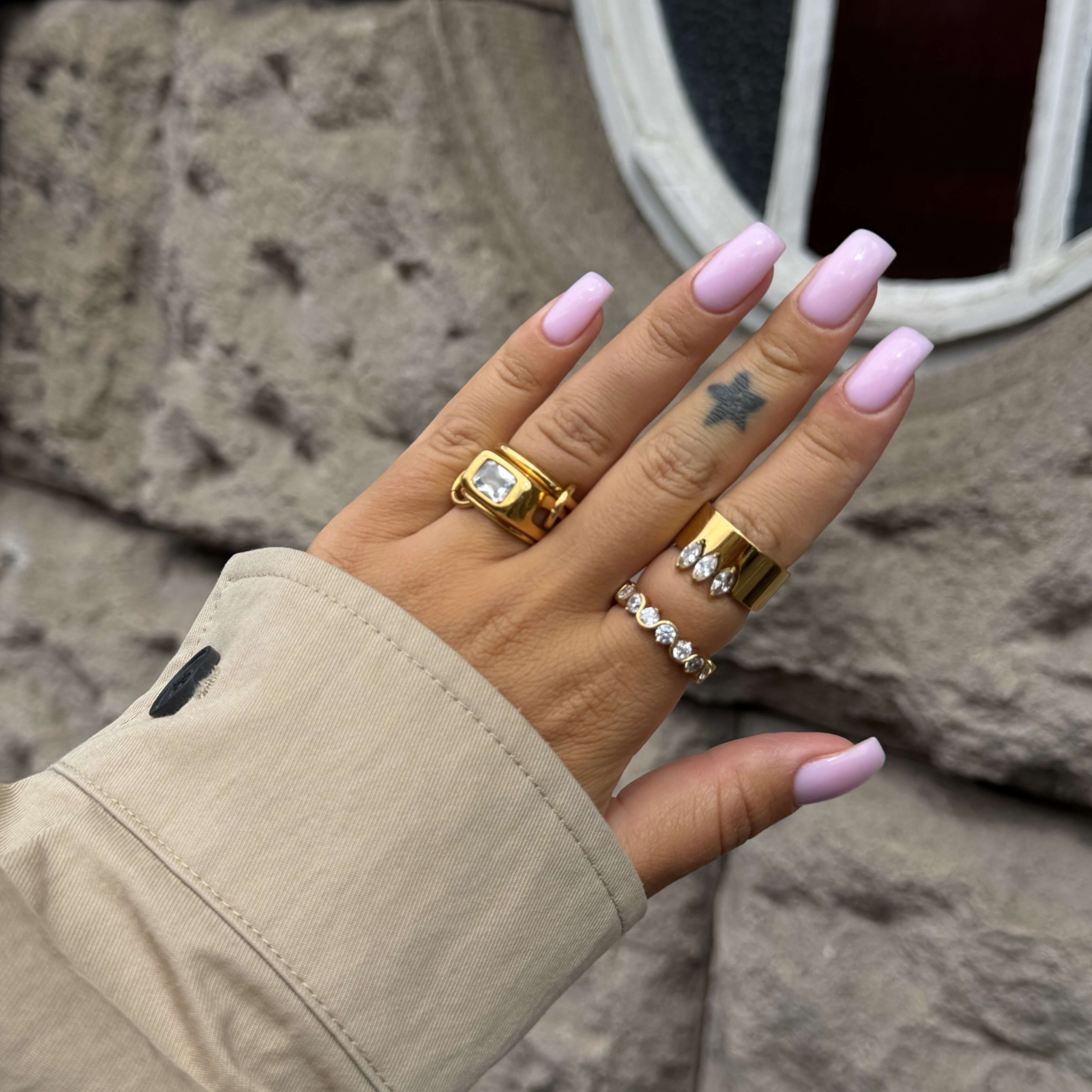 Triple Marquise CZ Band Ring