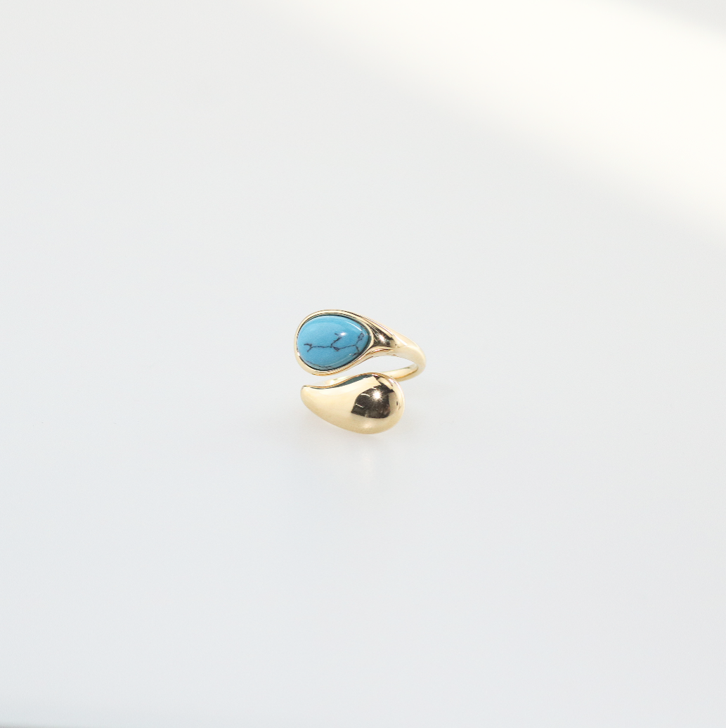 Turquoise Bypass Ring1