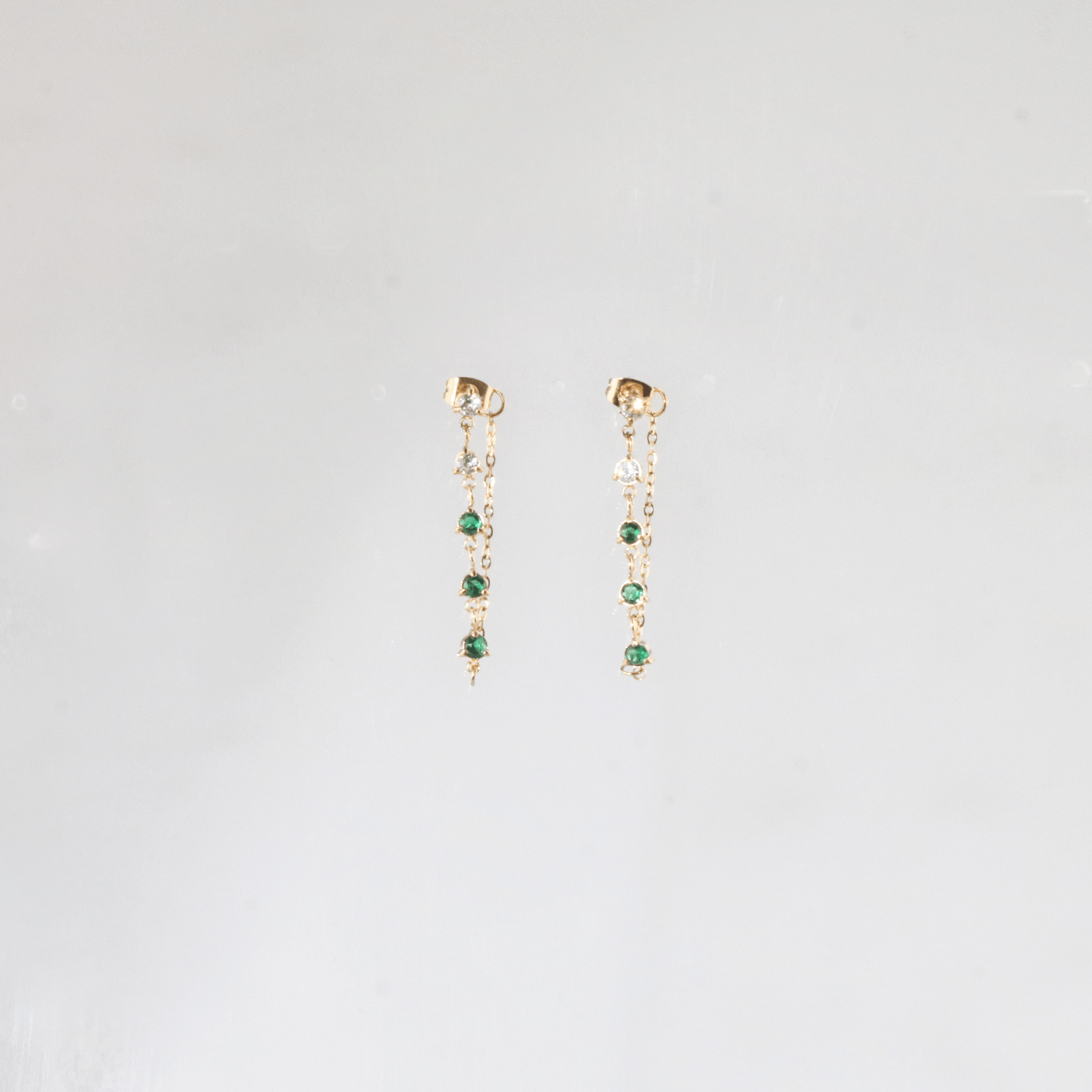 Twinkling Chain Earrings