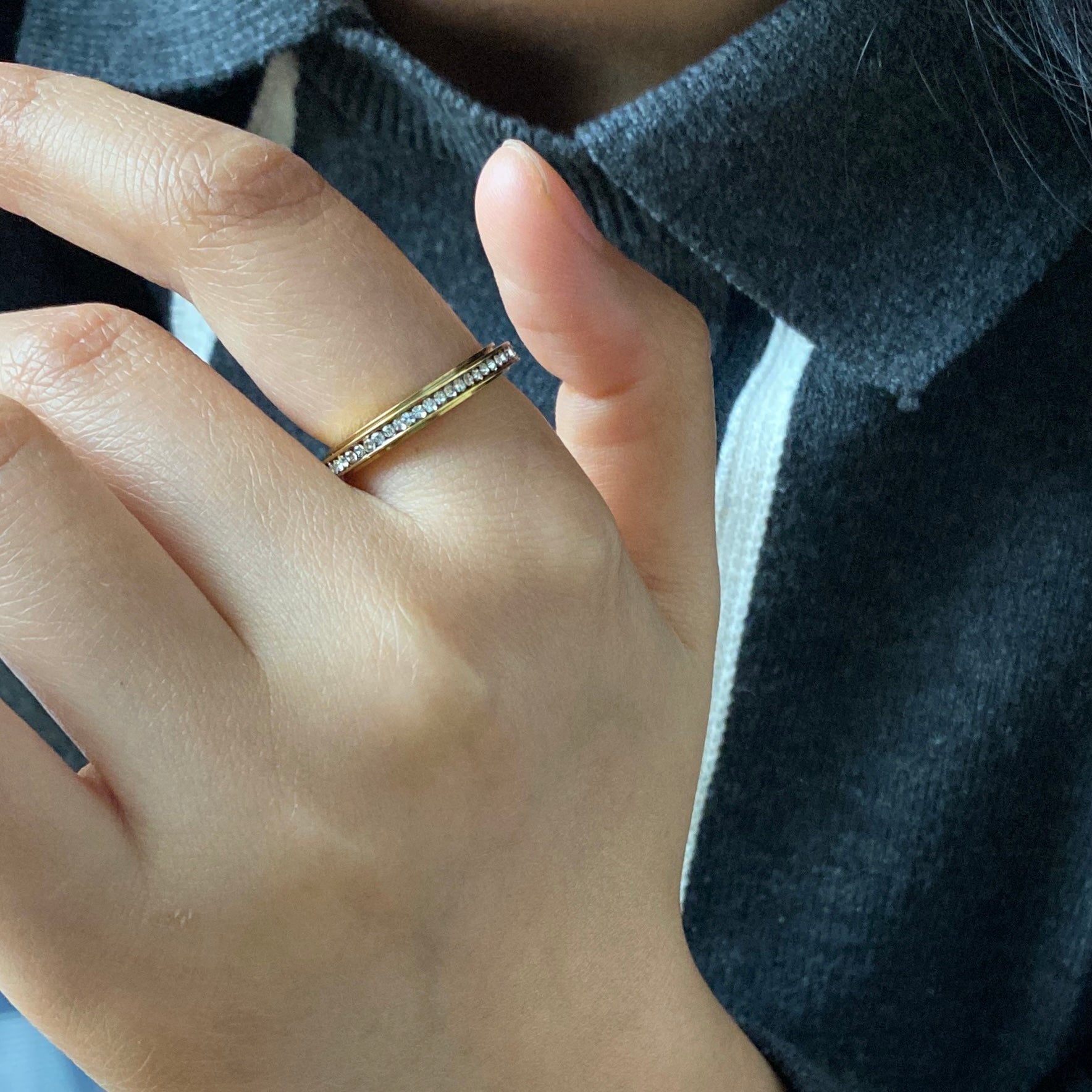 Twinkling Eternity Fidget Ring