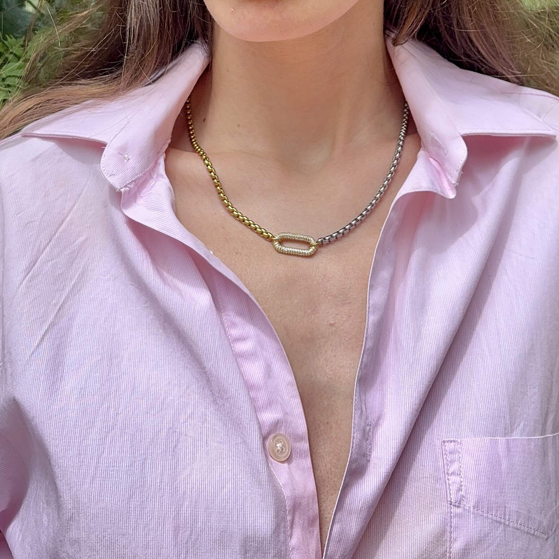 Two_Tone_Carabiner_Necklace