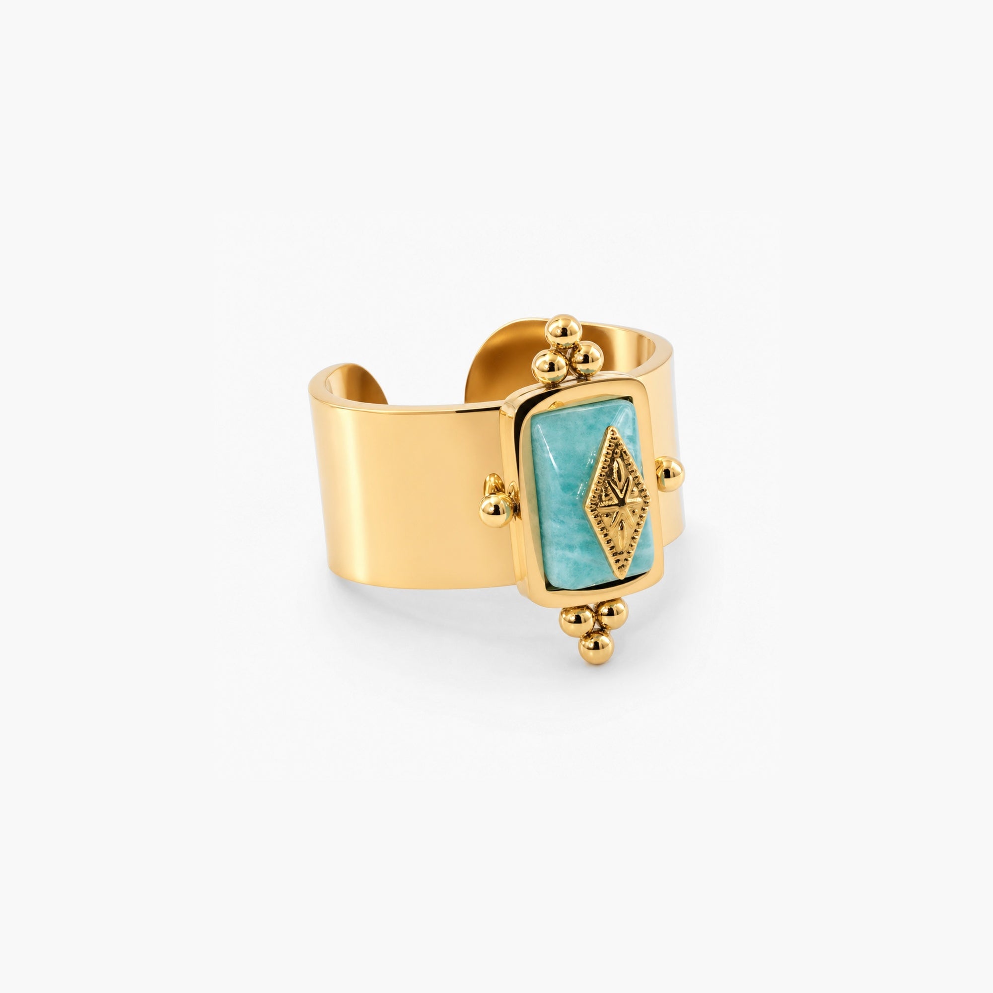 Royal Knight Ring - Amazonite